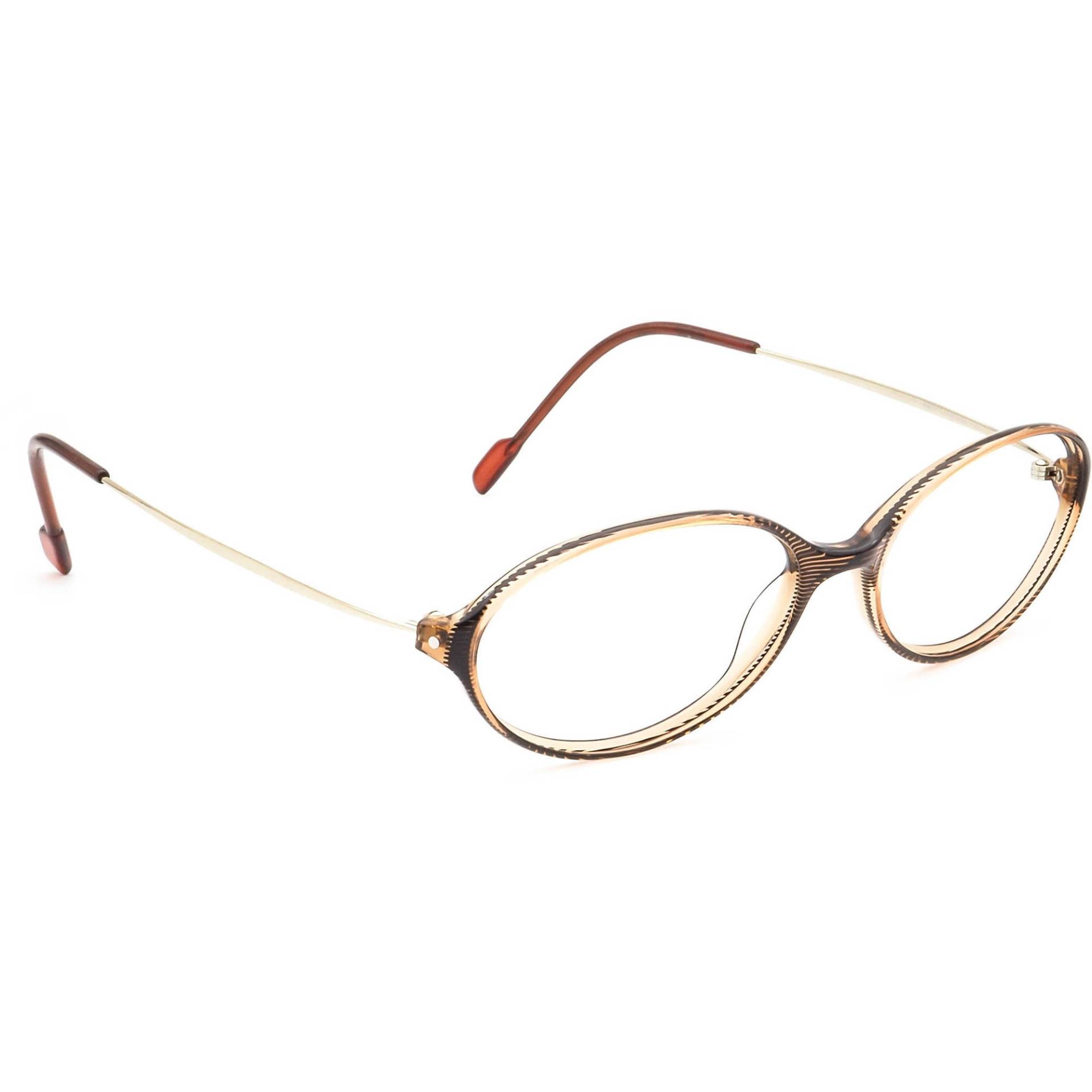 Neostyle Damen Brille Gestreift Braun Oval Rahmen Italien 49[]18 135 von AfsharOptics