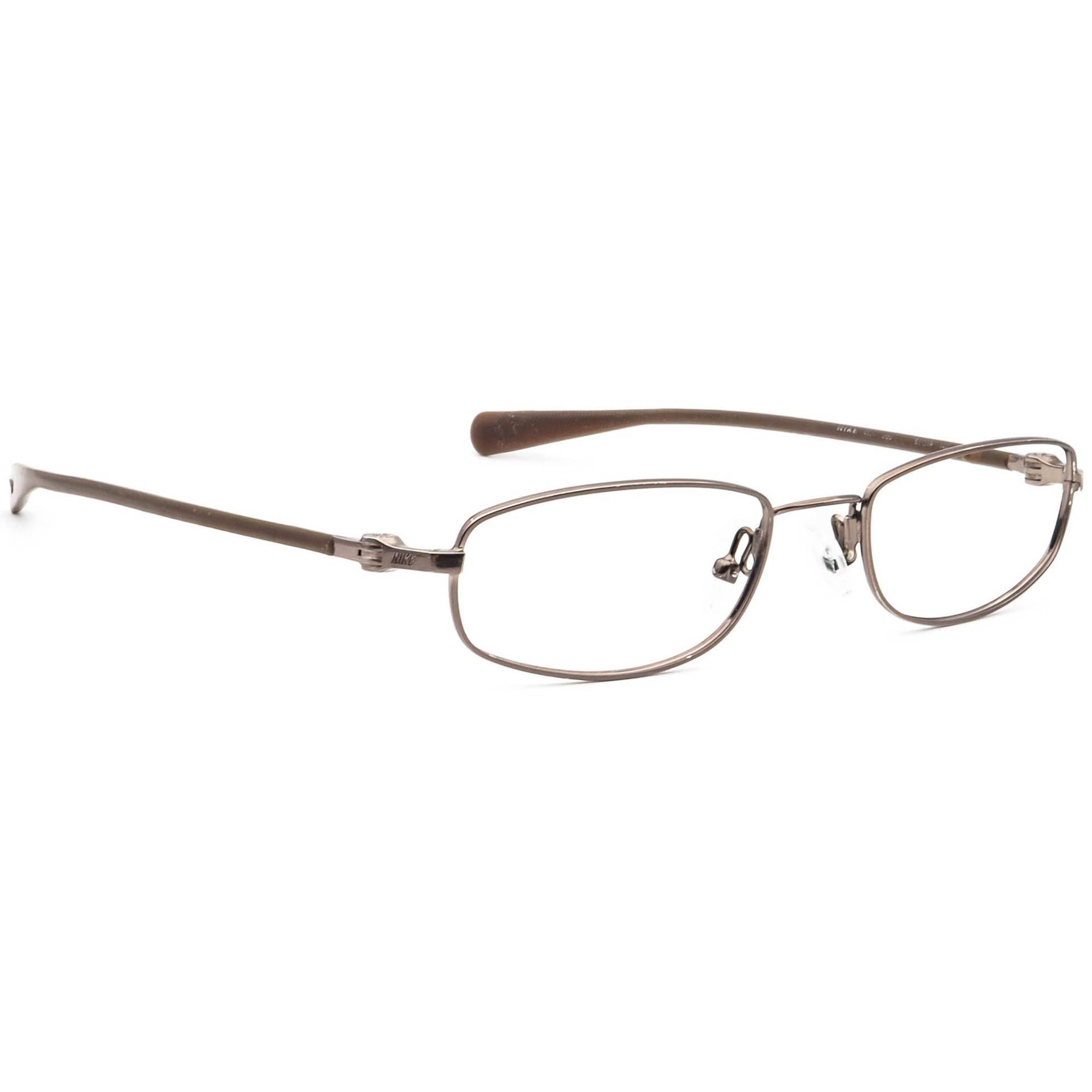 Nike Brille 4121 200 Flexon Braun Rechteck Rahmen 51[]19 140 von AfsharOptics