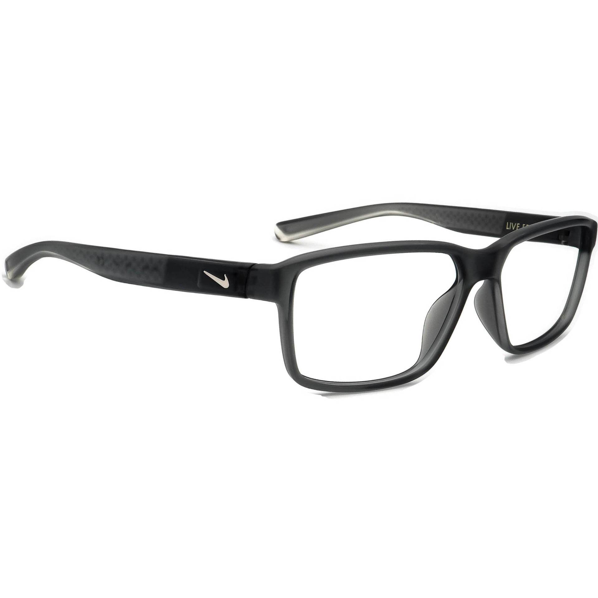 Nike Brille 7092 068 Matt Grau Rechteckiger Rahmen 55[]14 140 von AfsharOptics