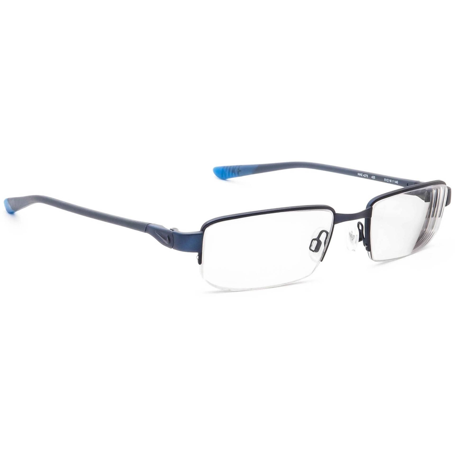 Nike Herren Brille 4275 425 Flexon Tief Königsblau Halbrand Rahmen 51[]18 140 von AfsharOptics