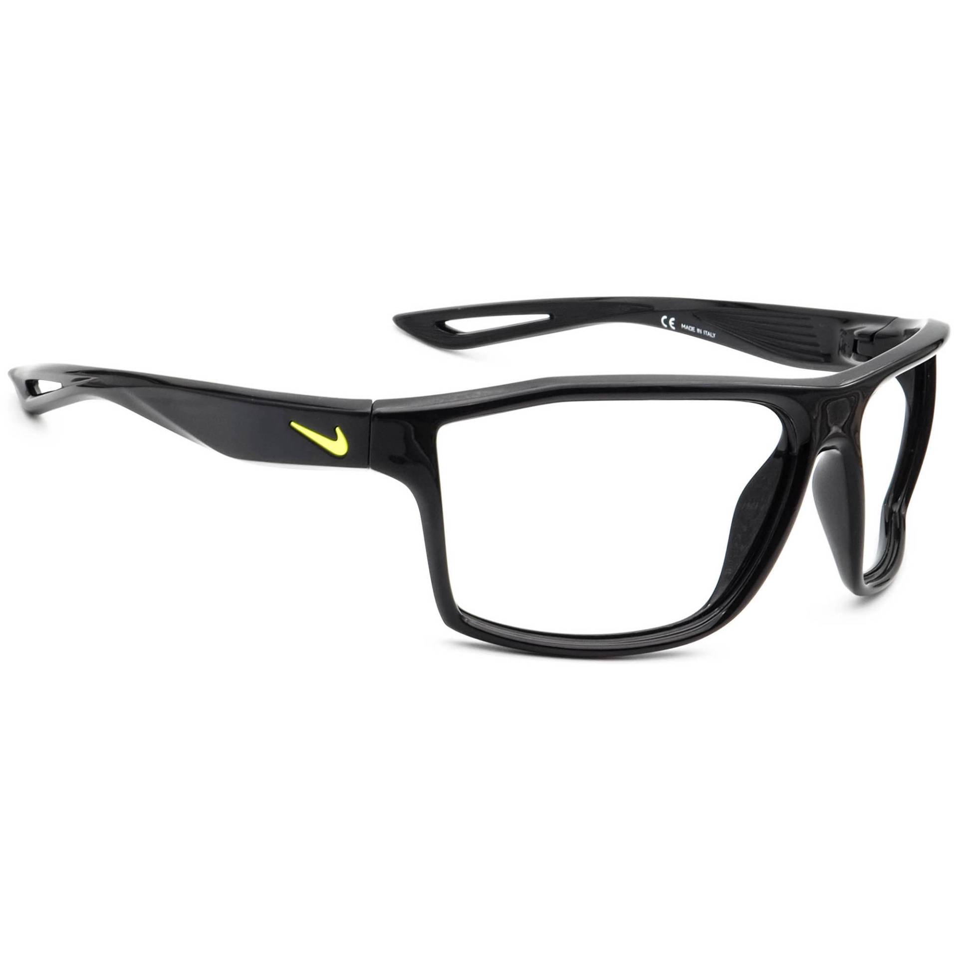 Nike Herren Sonnenbrille Frame Only Legend Ev0940 001 Glänzend Schwarz Wrap Italien 64 Mm von AfsharOptics