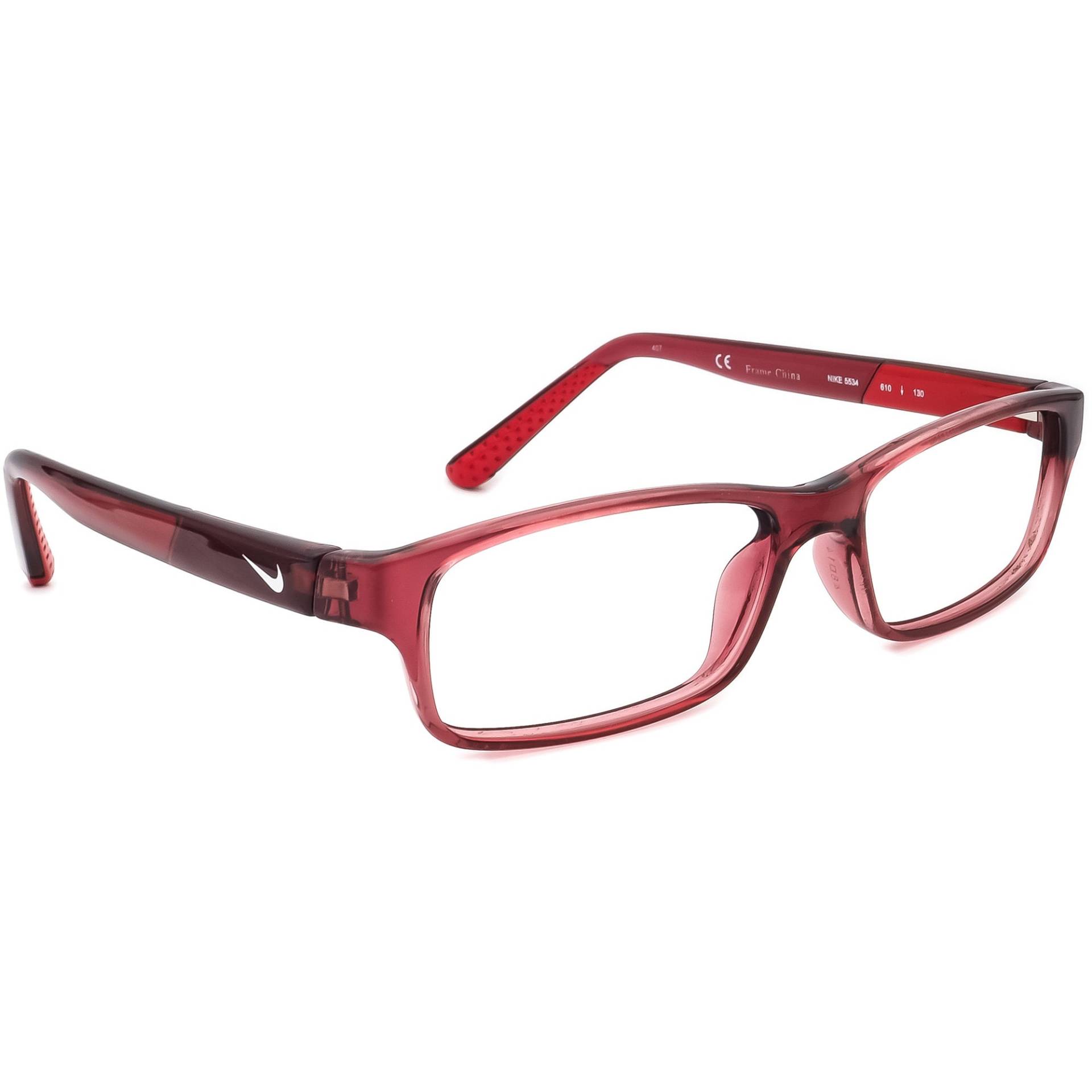 Nike Kleine Brille 5534 610 Burgund Rechteckrahmen 48[]14 130 von AfsharOptics