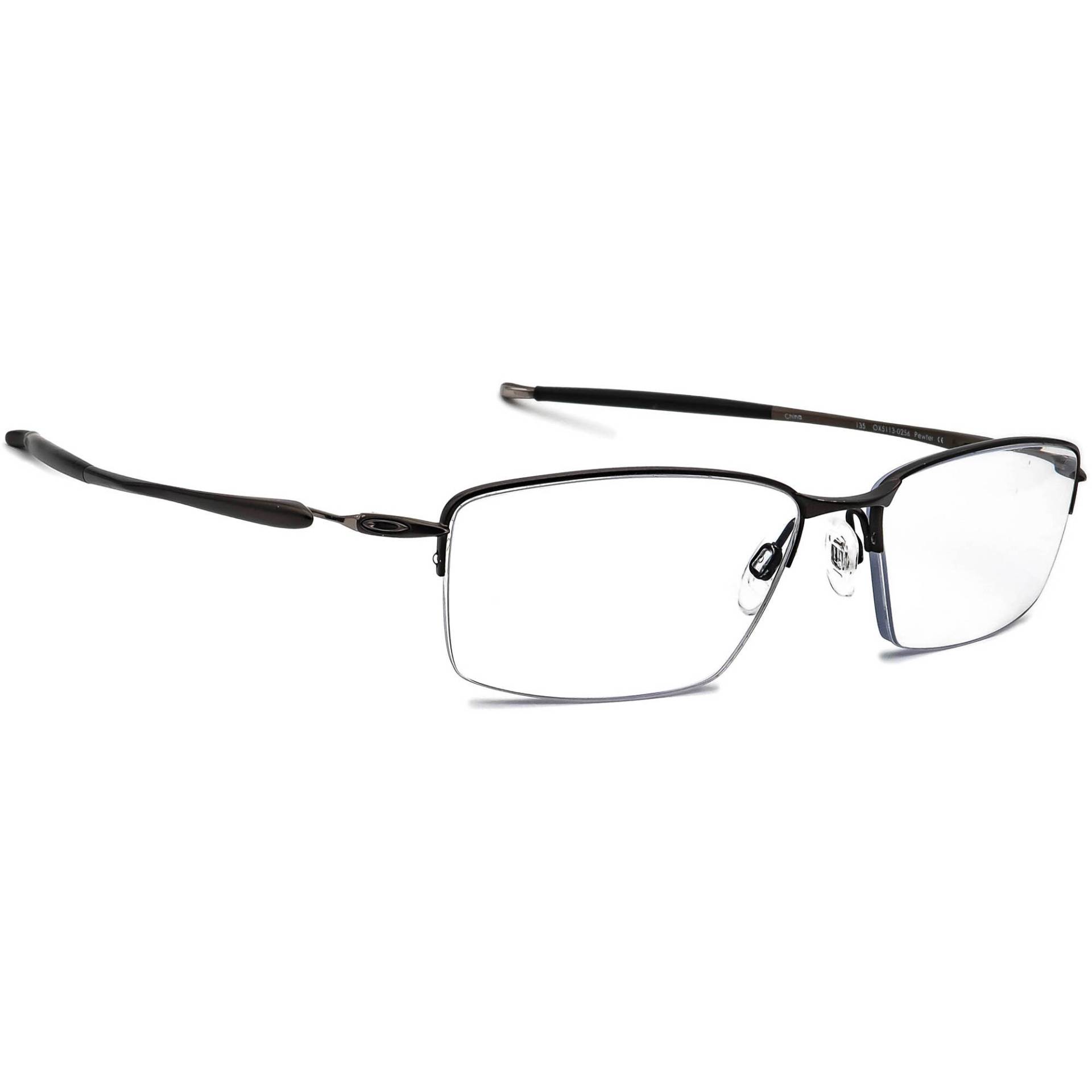 Oakley Brille Ox5113-0256 Eidechse Zinn Halbrand Metallrahmen 56[]18 135 von AfsharOptics