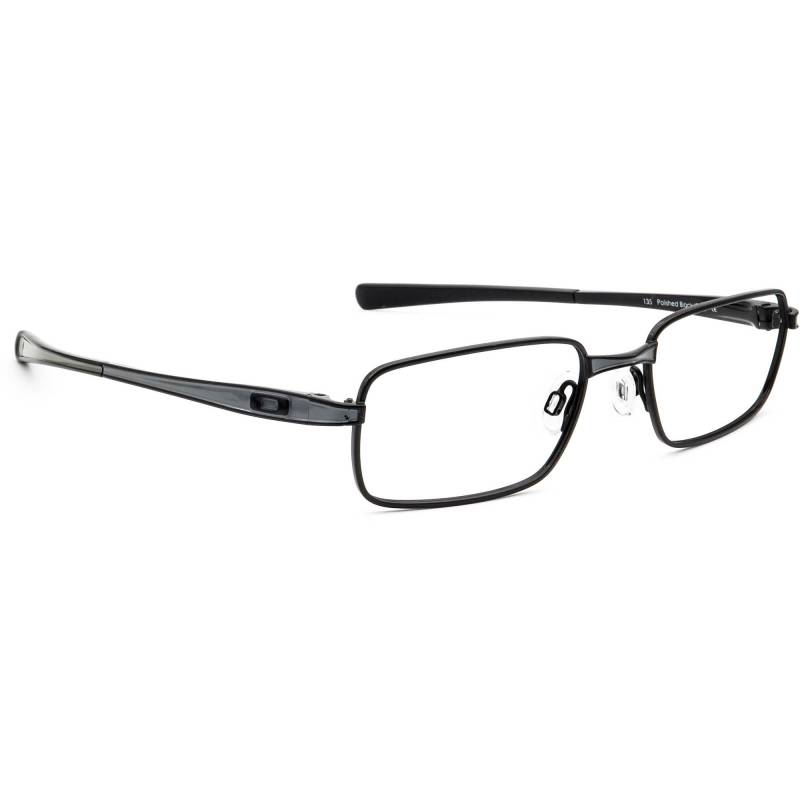Oakley Brille Rotor 4.0 Poliert Schwarz/Grau Rechteckiges Metall 52[]18 135 von AfsharOptics
