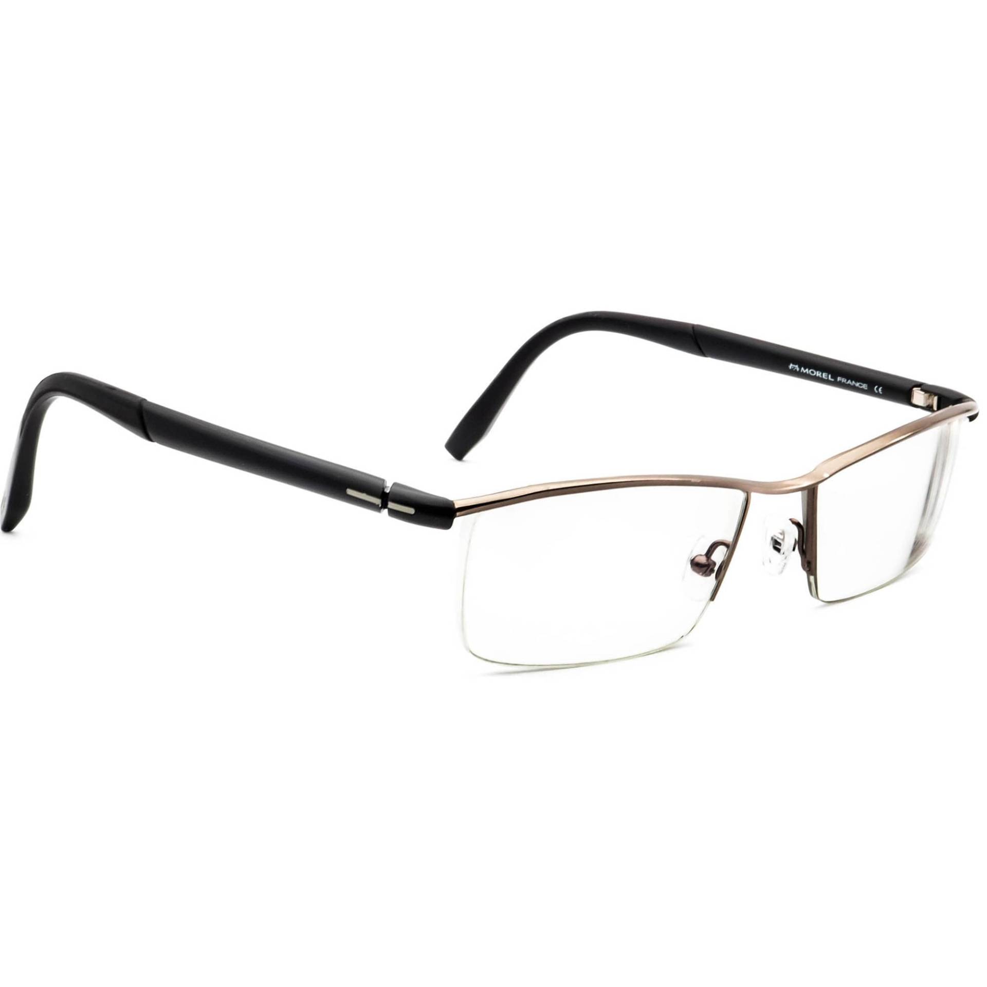 Oga Herren Brille 7212O Mn 022 Gunmetal/Matt Schwarz Halbrand Frankreich 55-18 140 von AfsharOptics