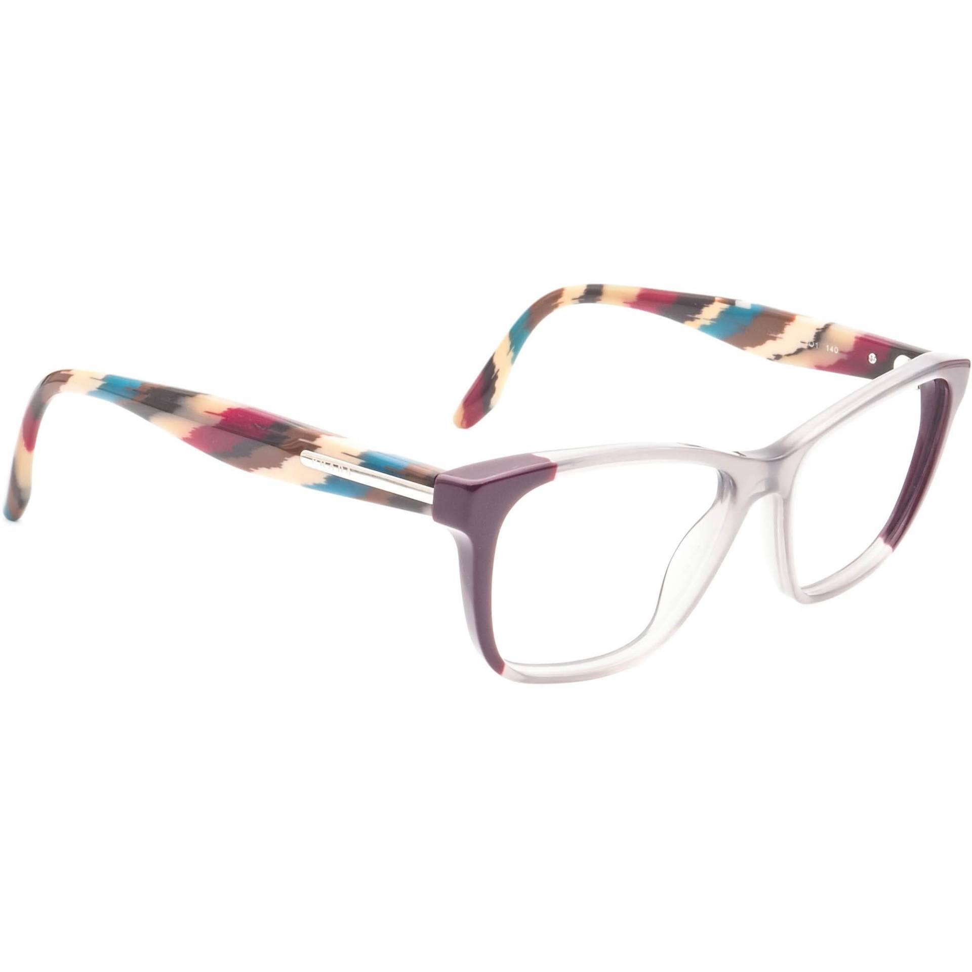 Prada Brille Vpr 04T Vyn-1O1 Transparent Grau&lila Italien 52[]16 140 von AfsharOptics