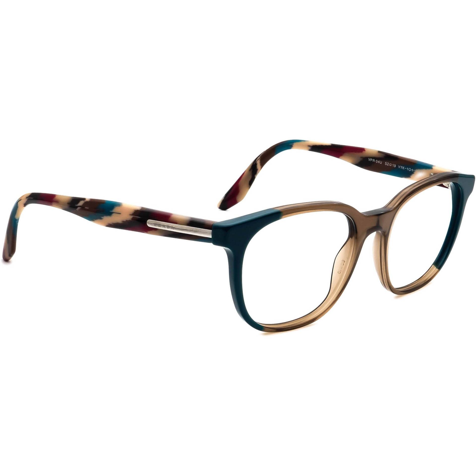 Prada Brille Vpr 04U Vyk-1O1 Journal Braun&blau Rahmen Italien 52[]19 145 von AfsharOptics