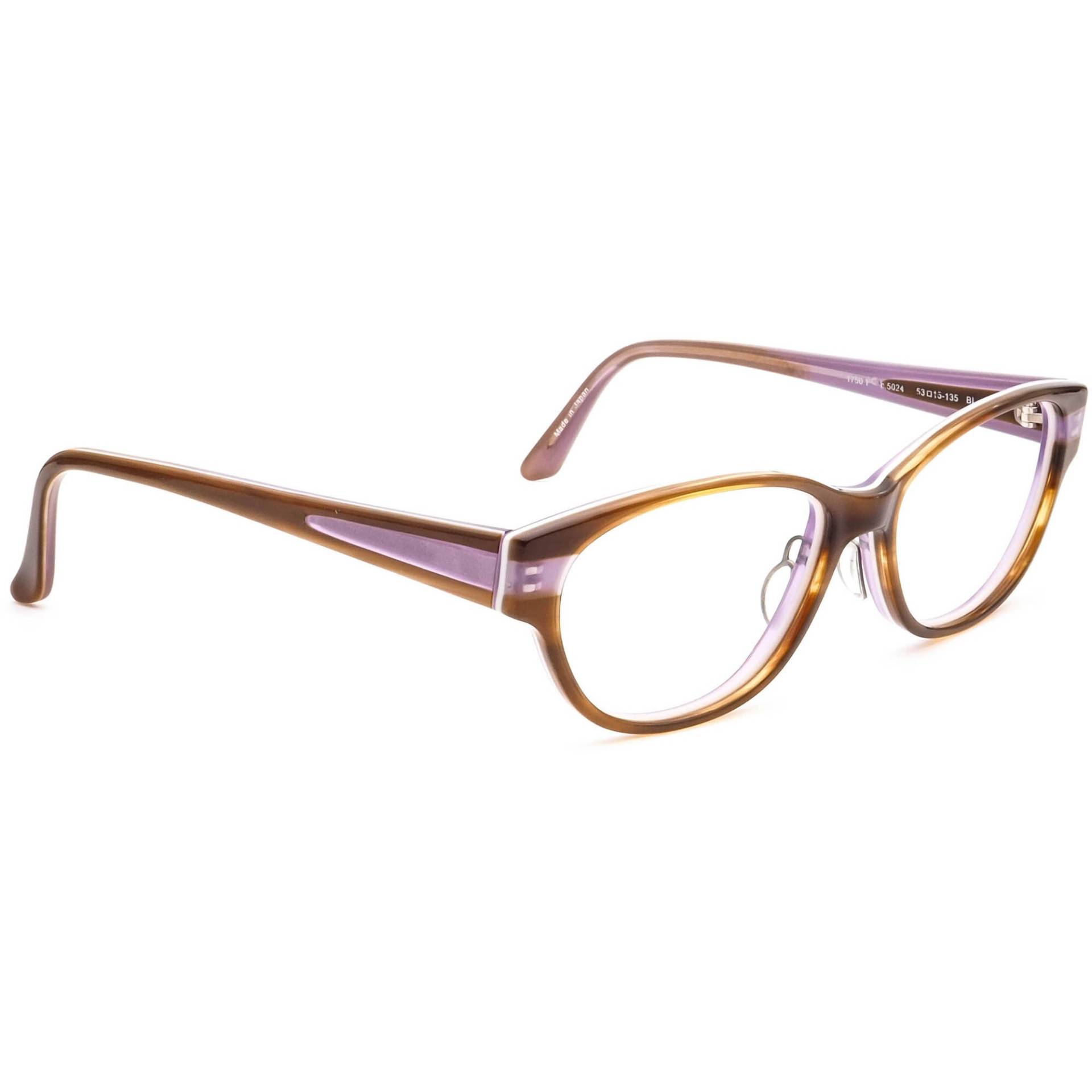 Prodesign Dänemark Brille 1750 1 C5024 Gestreift Braun&lavendel Japan 53-15 135 von AfsharOptics