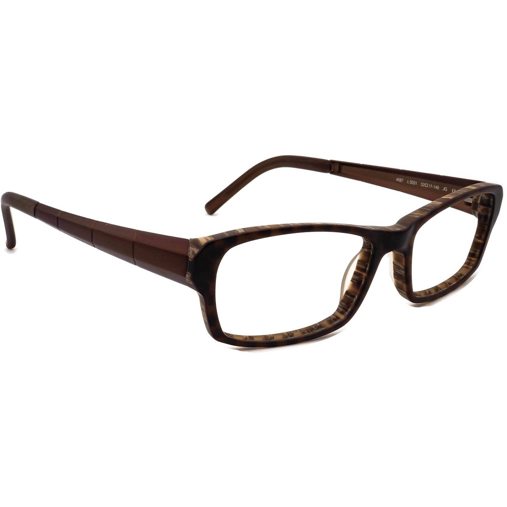 Prodesign Dänemark Brille 4687 C.5031 Braun Rechteckige Fassung Japan 53-17 140 von AfsharOptics