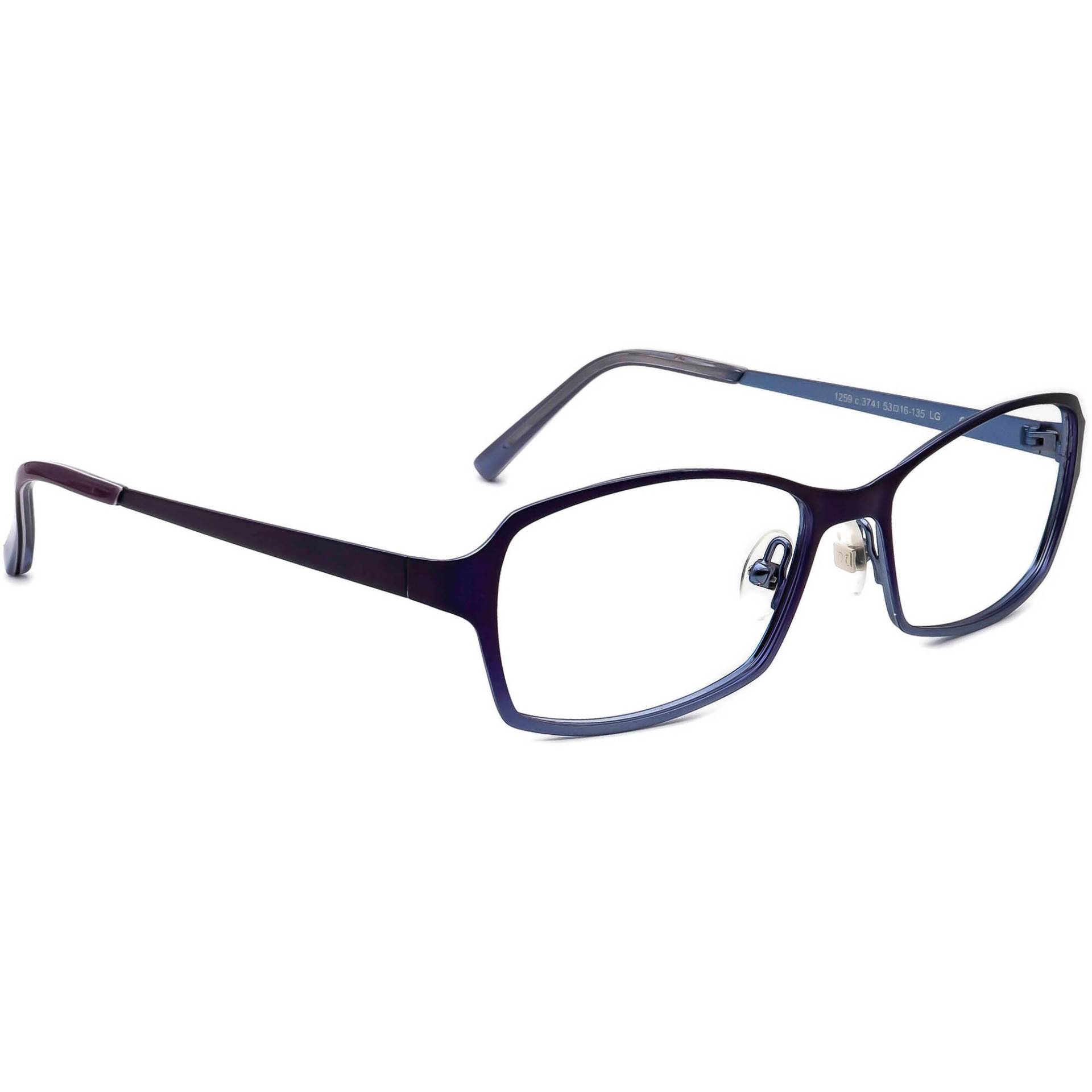 Prodesign Denmark Brille 1259 C.3741 Lila Farbverlauf Metall Japan 53[]16 135 von AfsharOptics