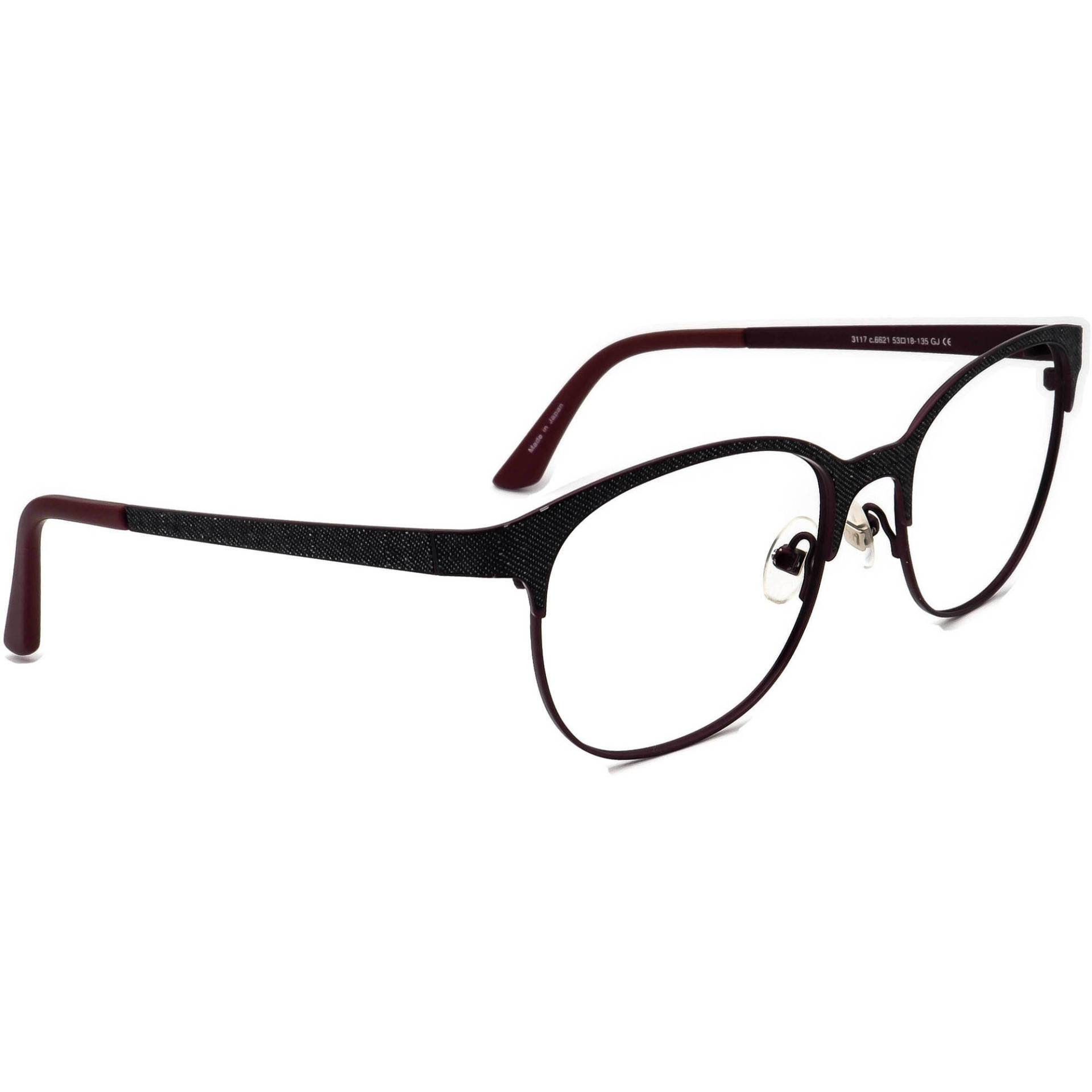 Prodesign Denmark Brille 3117 C.6621 Lila/Grau Metallgestell Japan 53-18 135 von AfsharOptics