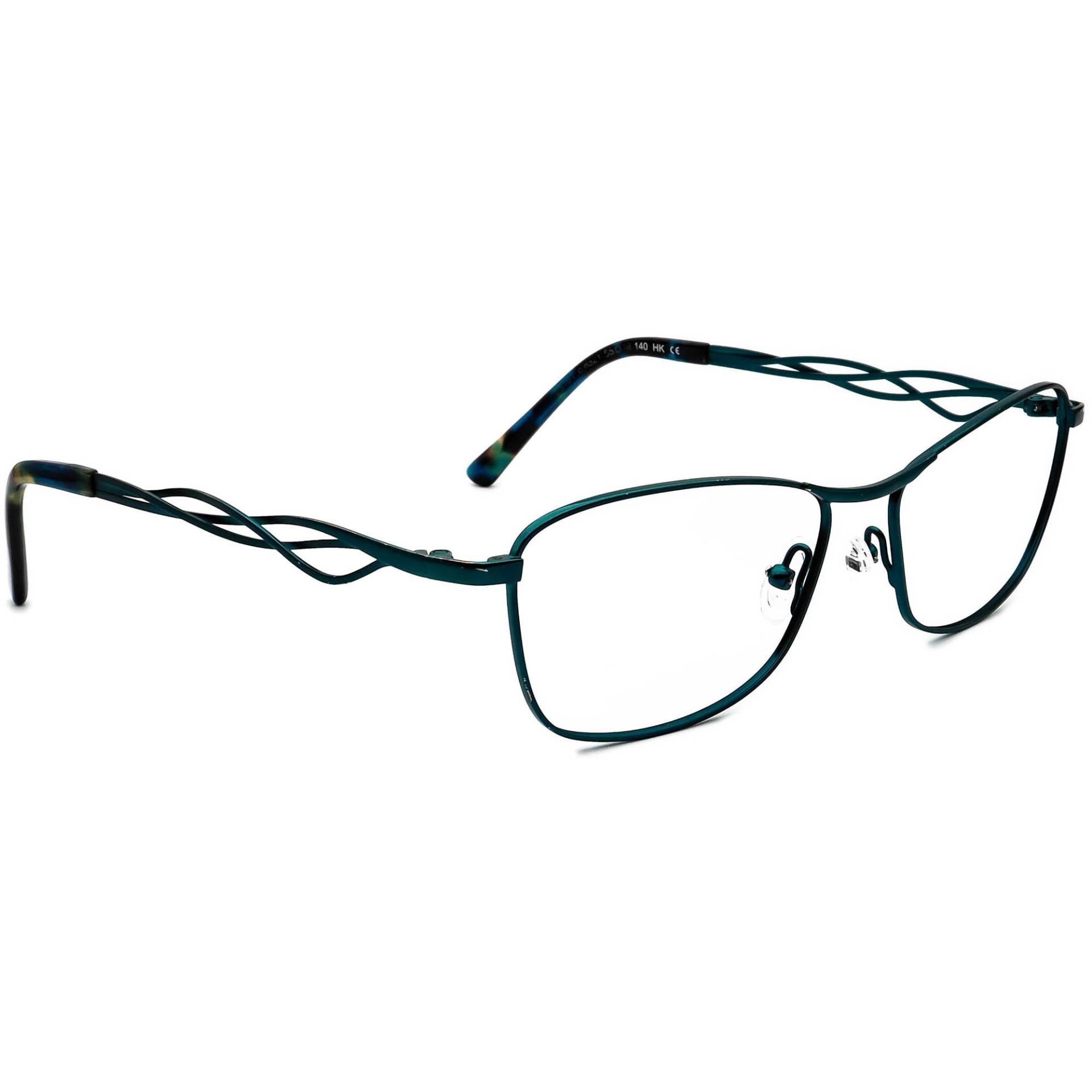 Prodesign Denmark Brille 5161 C.8521 Türkis Katzenauge Metallgestell 55-16 140 von AfsharOptics