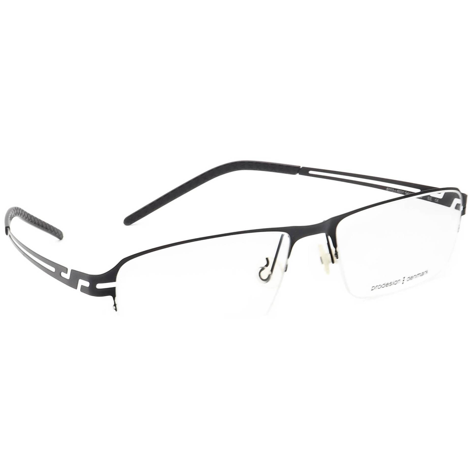 Prodesign Denmark Brille 6113 C.6031 Schwarz Halbrand Metall Japan 54[]17 150 von AfsharOptics