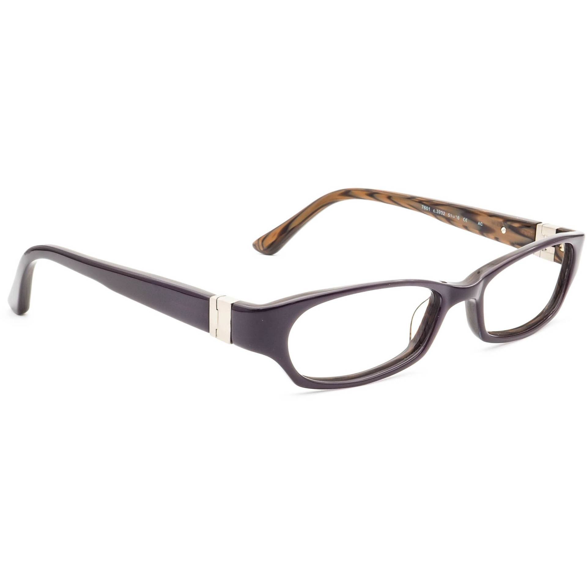 Prodesign Denmark Brille 7601 C.3932 Dunkellila Rechteckig Rahmen 51-16 140 von AfsharOptics