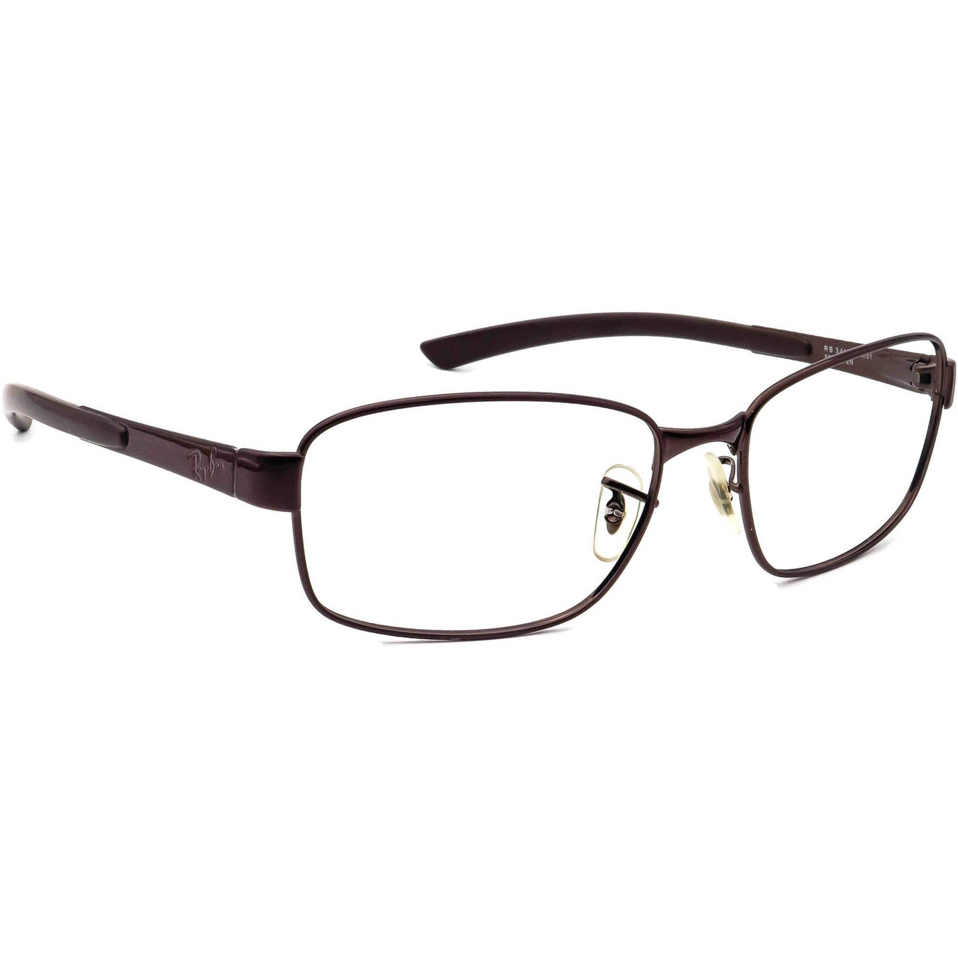 Ray-Ban Brille Rb 3413 014/51 Braun Rechteckrahmen Italien 59[]18 140 von AfsharOptics