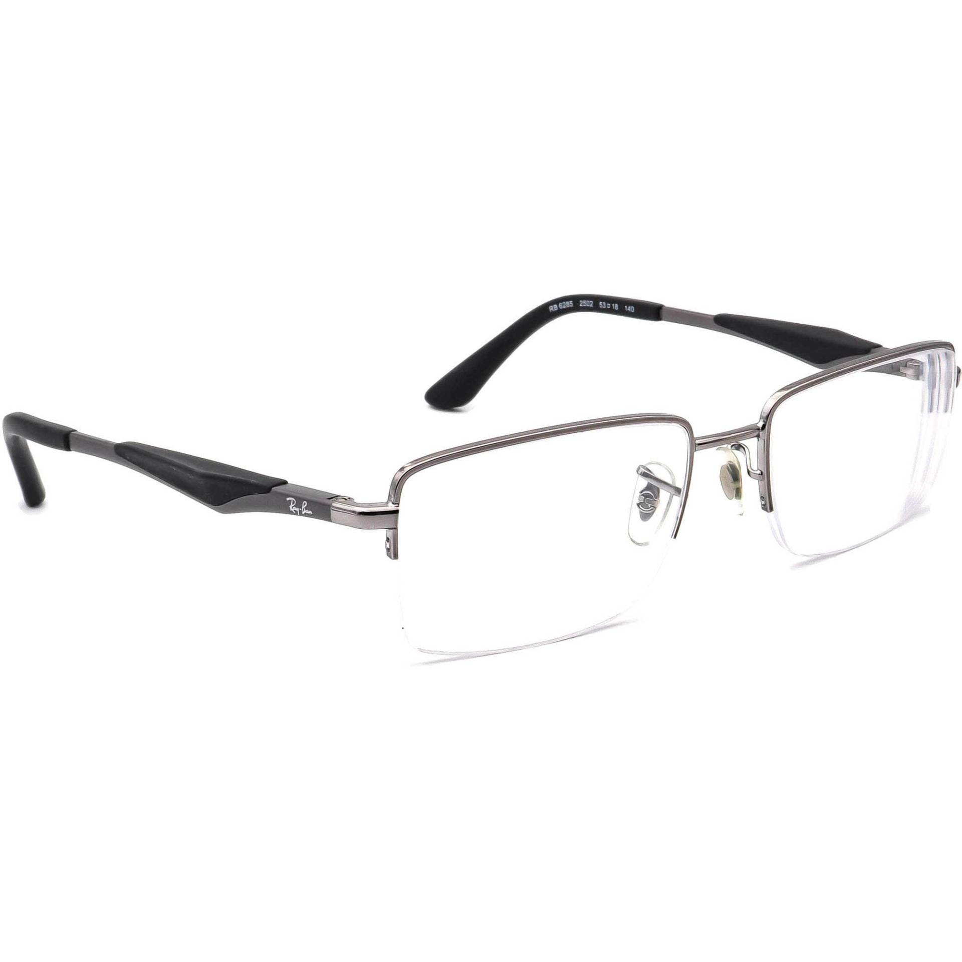 Ray-Ban Brille Rb 6285 2502 Silber Halbrand Rahmen 53[]18 140 von AfsharOptics