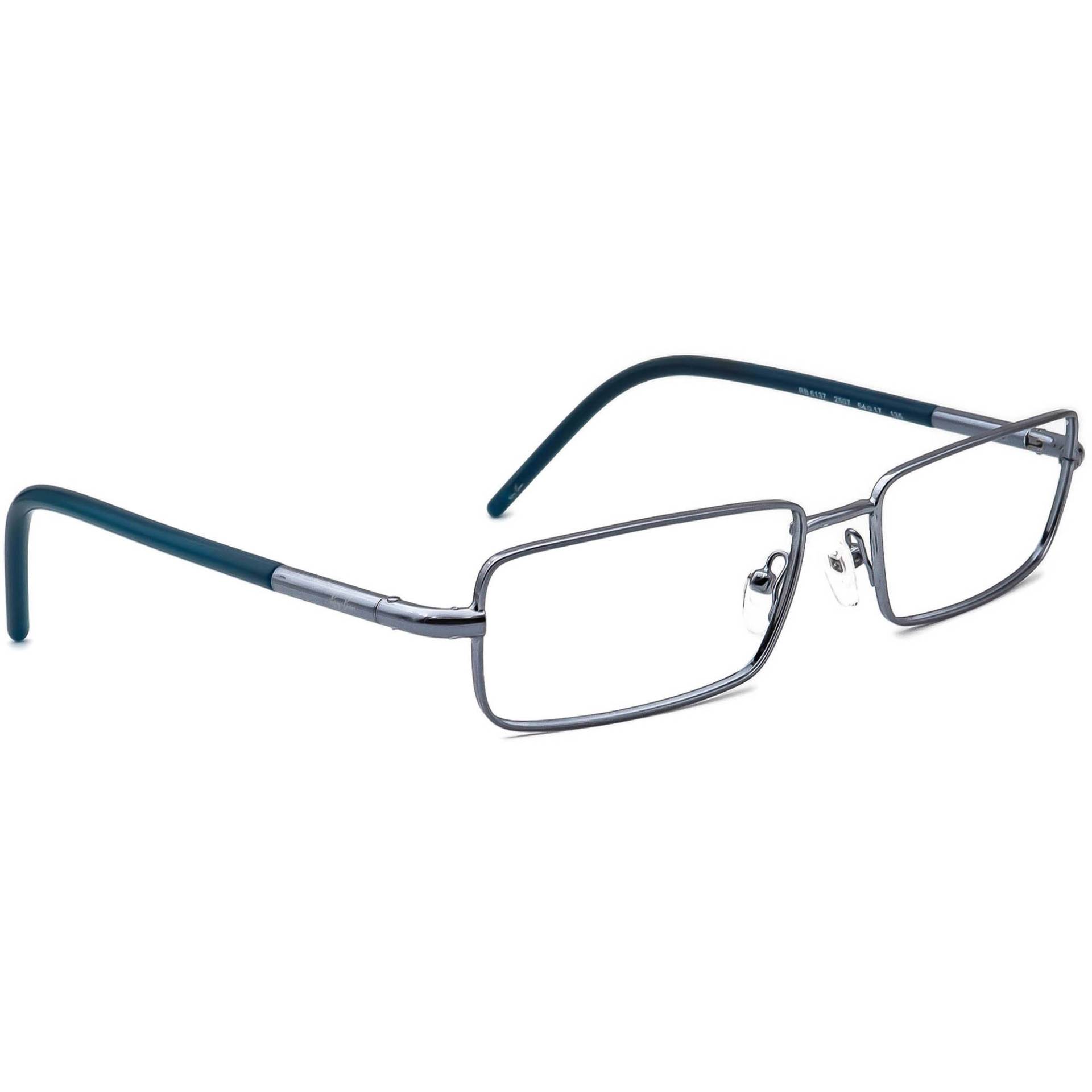 Ray-Ban Brillen Rb 6137 2507 Blau Rechteckrahmen 54[]17 135 von AfsharOptics