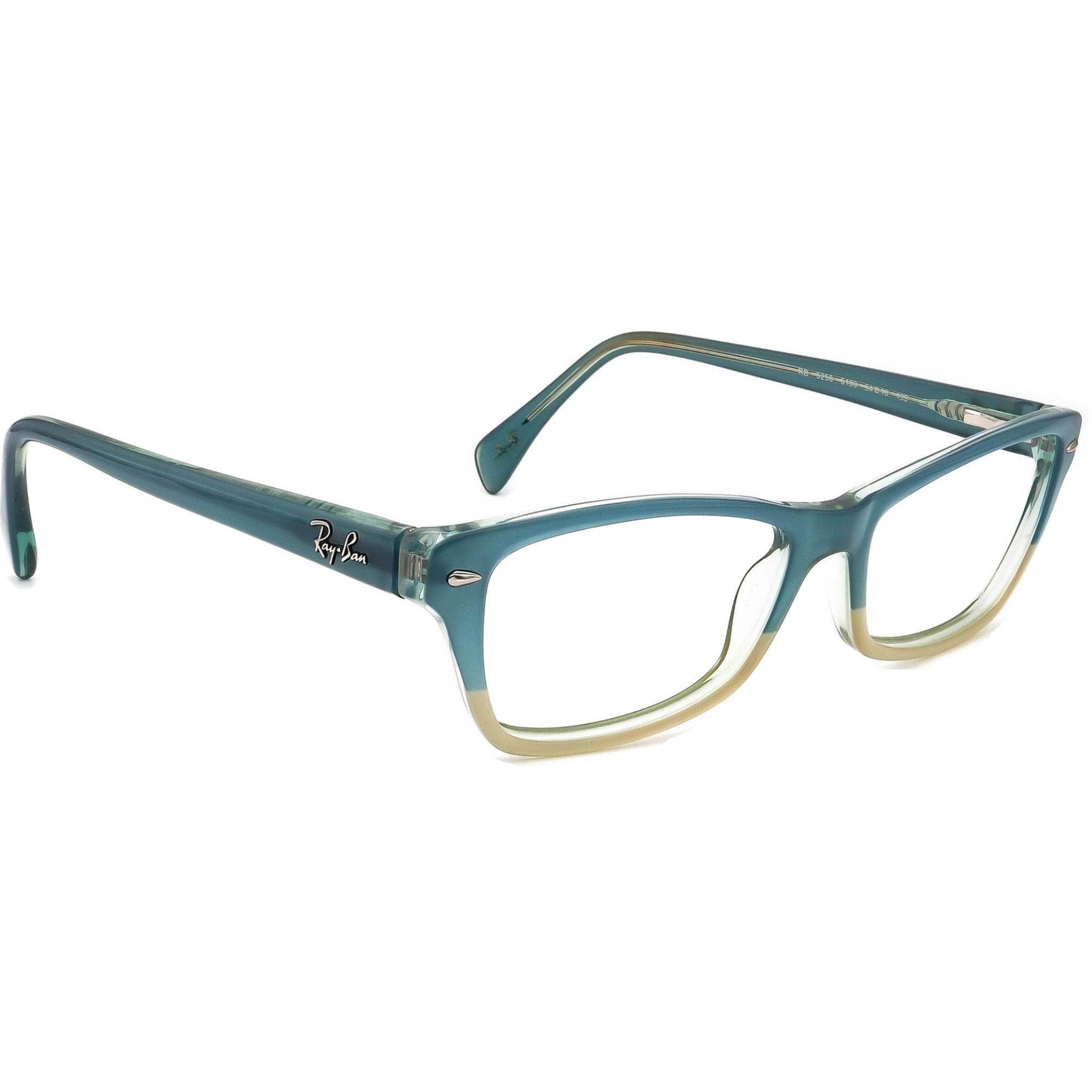 Ray-Ban Damen Brille Rb 5256 5109 Azure Faded Cat Eye Frame 54[]16 135 von AfsharOptics