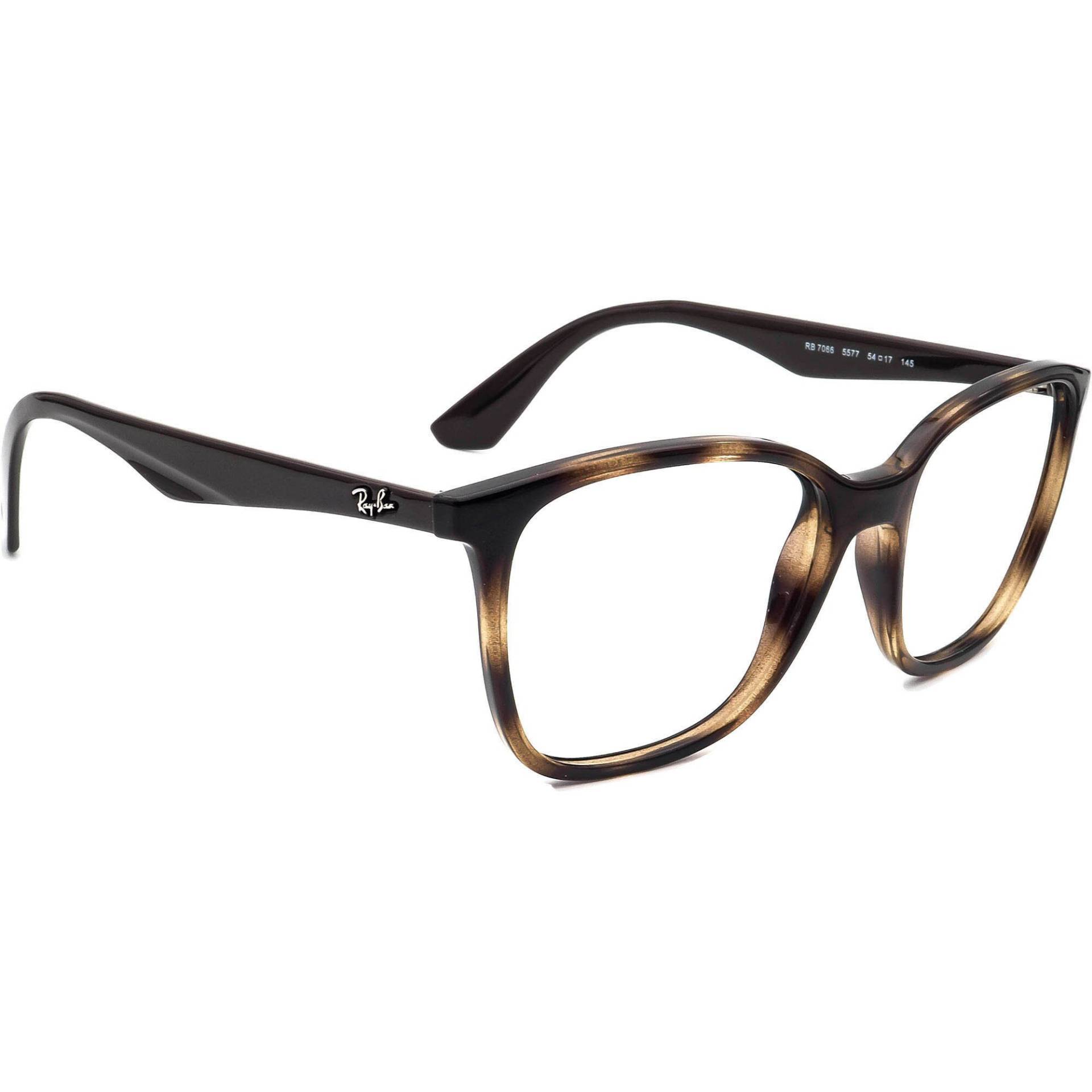 Ray-Ban Herren Brille Rb 7066 5577 Schildkröte/Braun Quadrat Rahmen 54[]17 145 von AfsharOptics