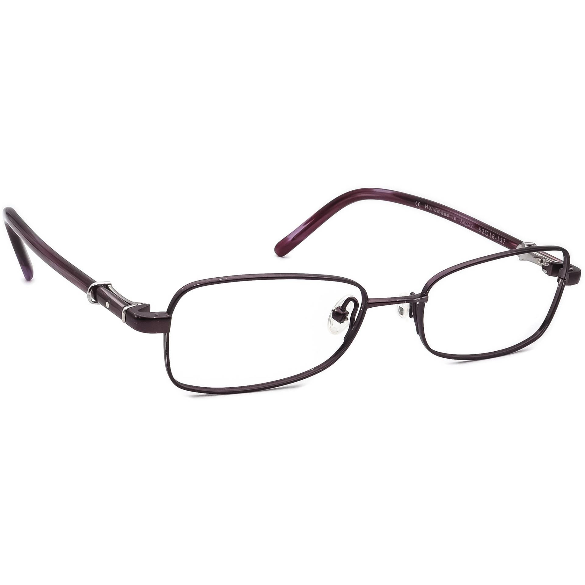 Robert Marc Brille 441 49 Titanium Lila Rechteckrahmen Japan 52[]18 137 von AfsharOptics