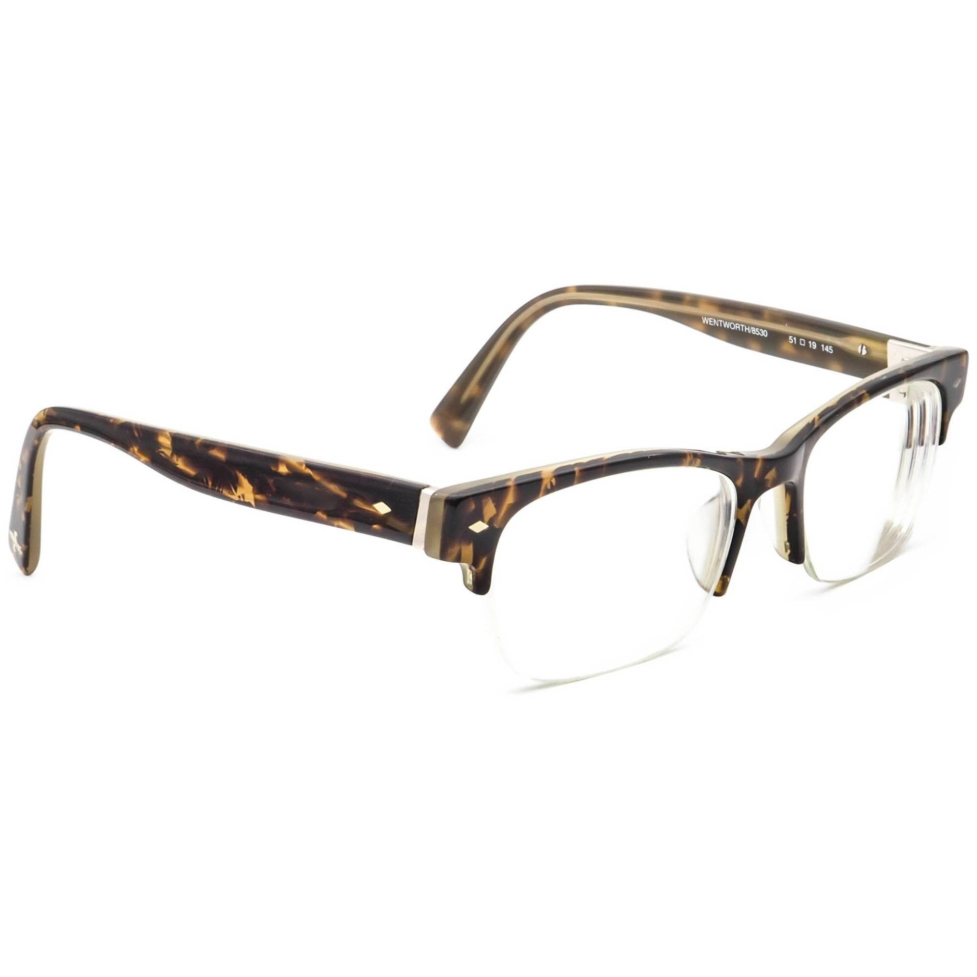 Seraphin Brille Wentworth/8530 Schildkröte Halbrand Japan 51[]19 145 Handmade von AfsharOptics