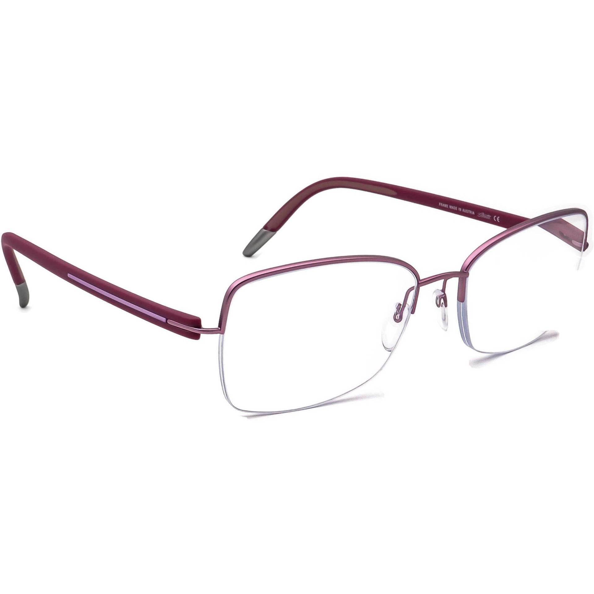 Silhouette Brille 4435 40 6053 Titan Lila Halbrand Rahmen Österreich 54-17 140 von AfsharOptics