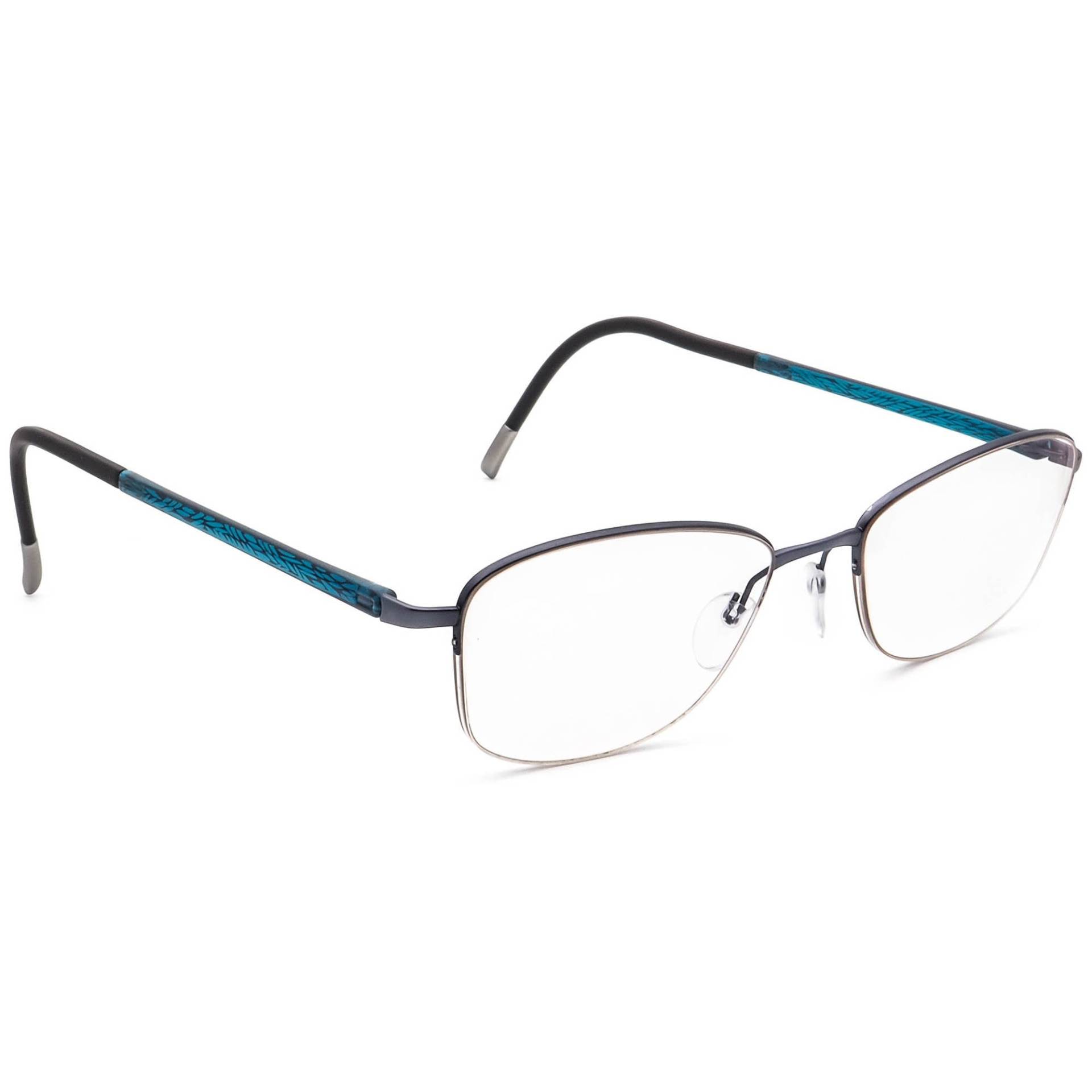 Silhouette Brille 4492 40 6055 Titan Blau Halbrand Rahmen Österreich 50[]18 135 von AfsharOptics