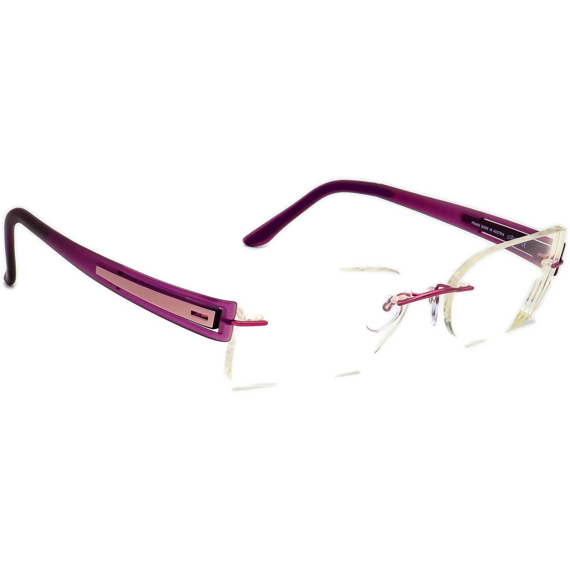 Silhouette Brille 5231 40 6052 Titan Lila Randlos Rahmen Österreich 53[]17 135 von AfsharOptics