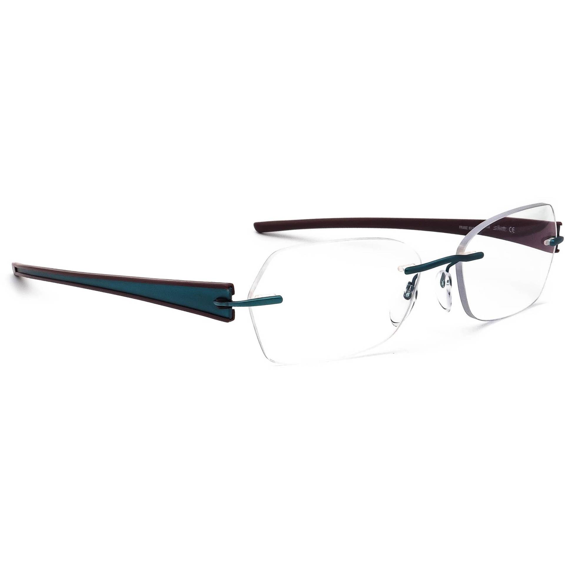 Silhouette Brille 5255 40 6052 Titan Blau/Lila Randlos Österreich 51[]17 135 von AfsharOptics