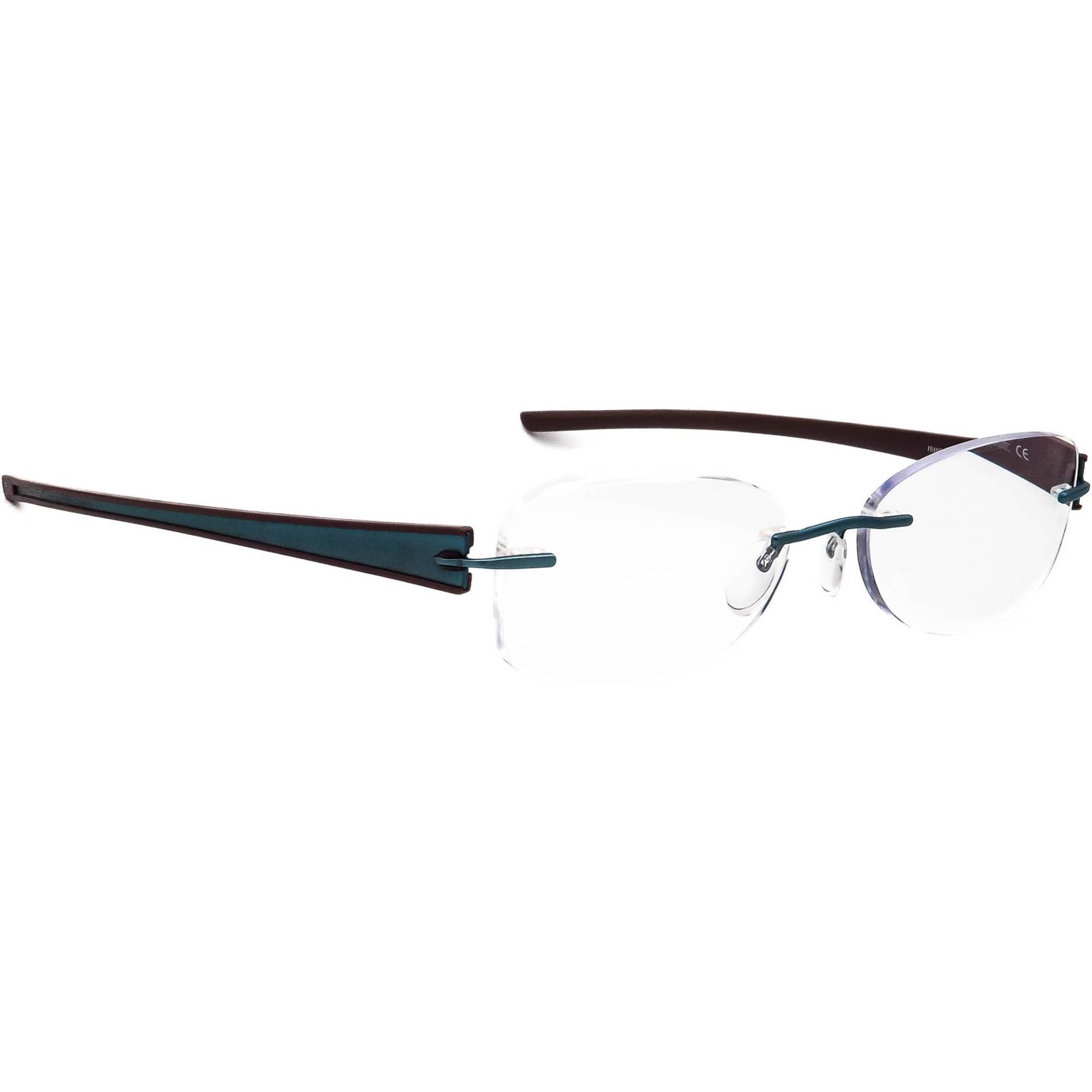 Silhouette Brille 5255 40 6052 Titan Blau/Lila Randlos Österreich 51[]17 135 von AfsharOptics