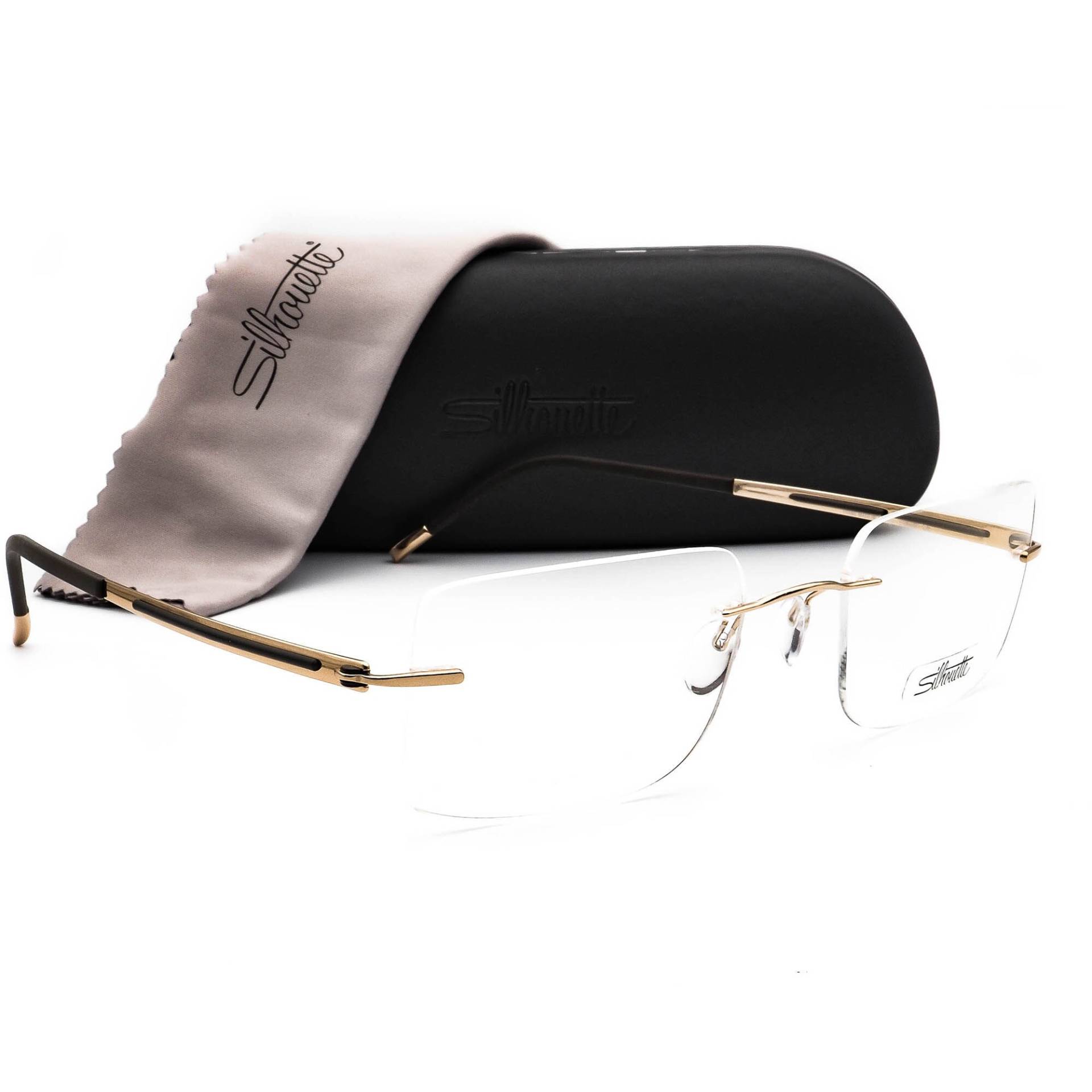 Silhouette Brille 5260 20 6062 5263 Titan Gold Randlos Österreich 54[]21 150 von AfsharOptics