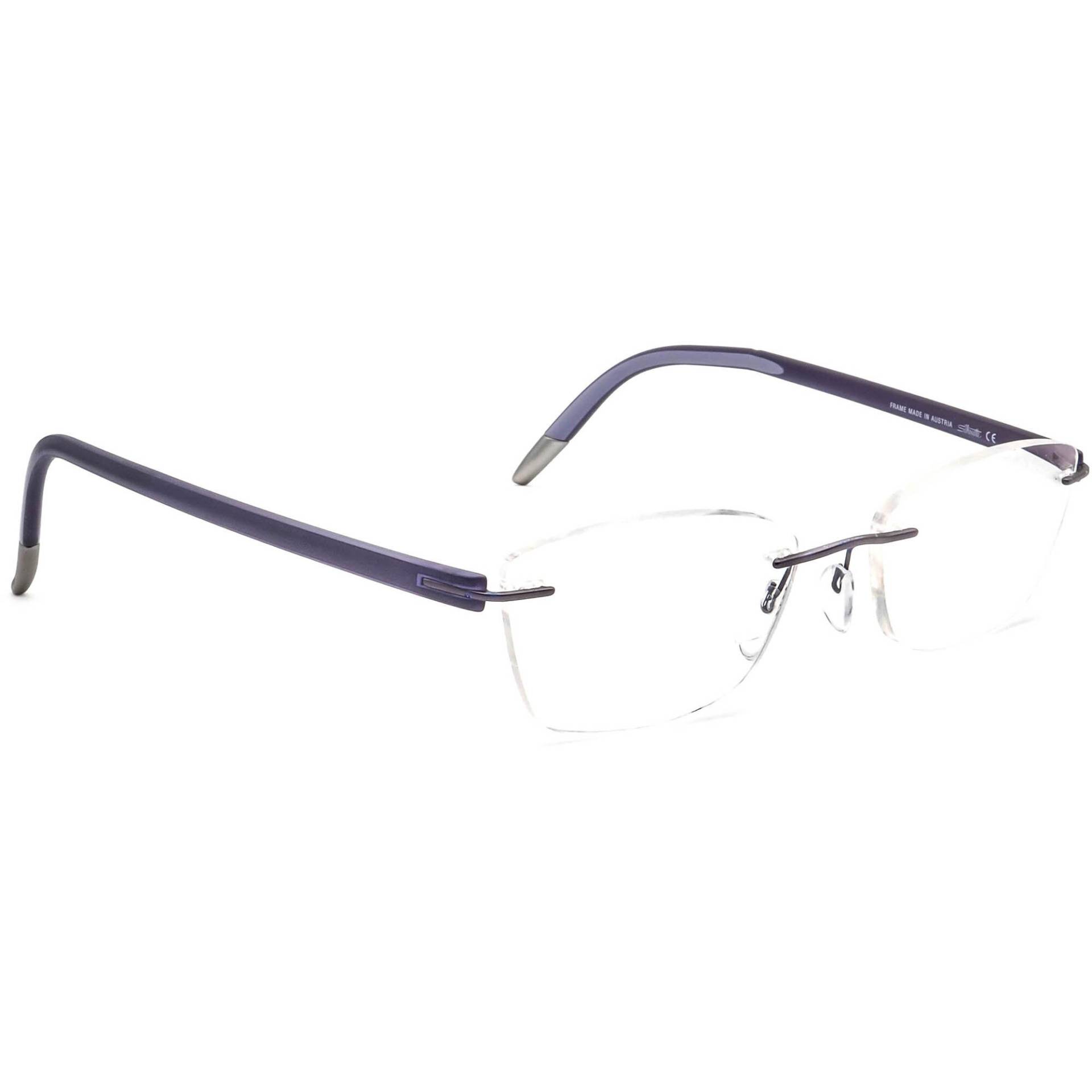 Silhouette Brille 5379 6060 Titan Lila Randlos Rahmen Österreich 52[]19 135 von AfsharOptics