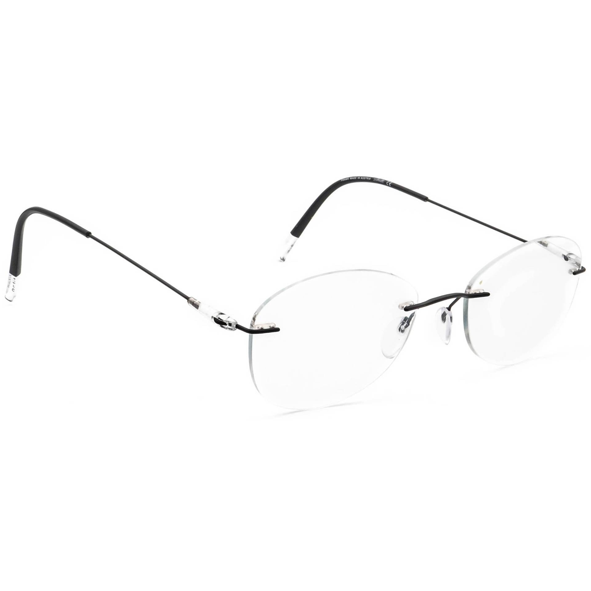 Silhouette Brille 5500 70 9140 Titan Schwarz Randlos Rahmen Österreich 53[]21 135 von AfsharOptics