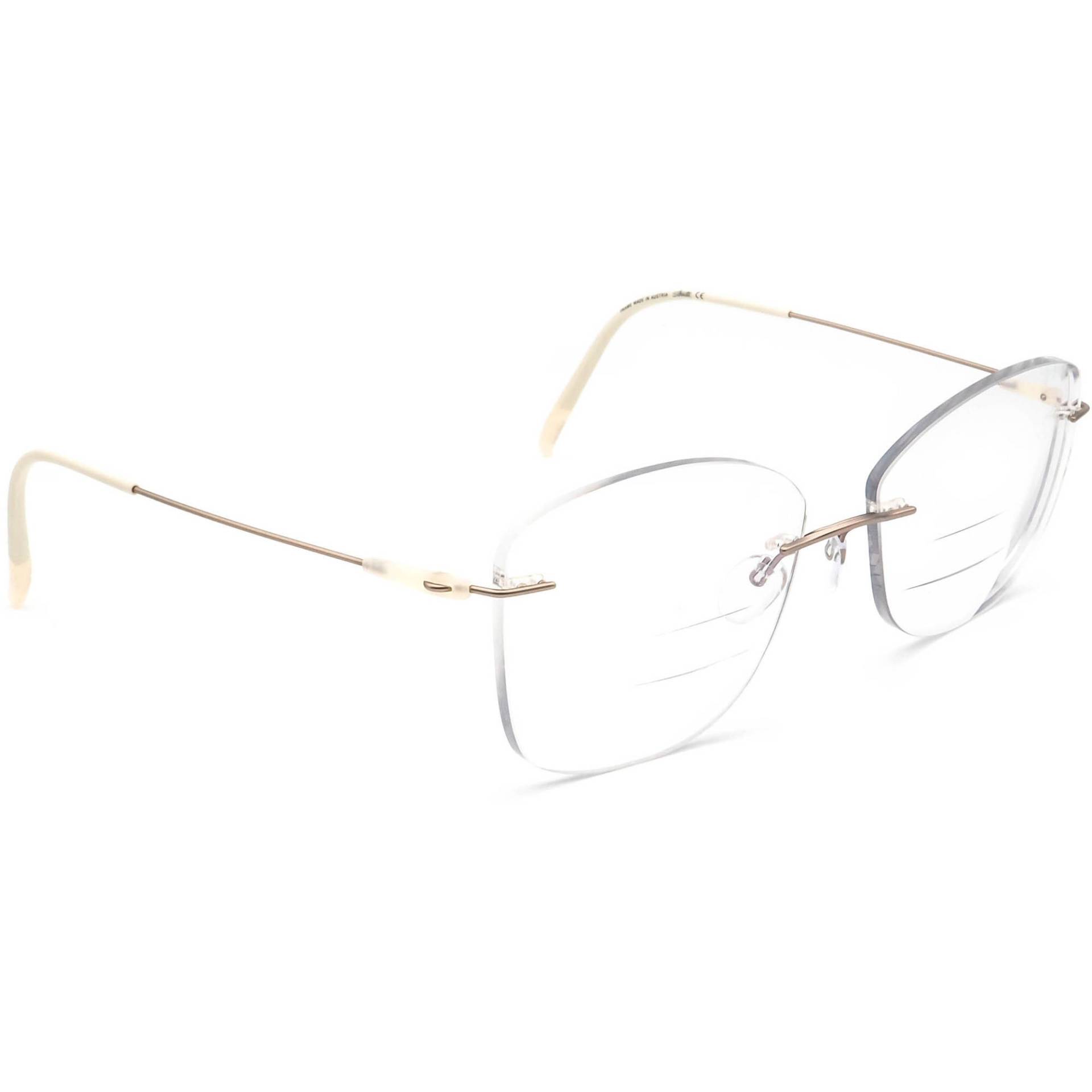 Silhouette Brille 5500 8540 Titan Braun Randlos Rahmen Österreich 55[]17 135 von AfsharOptics