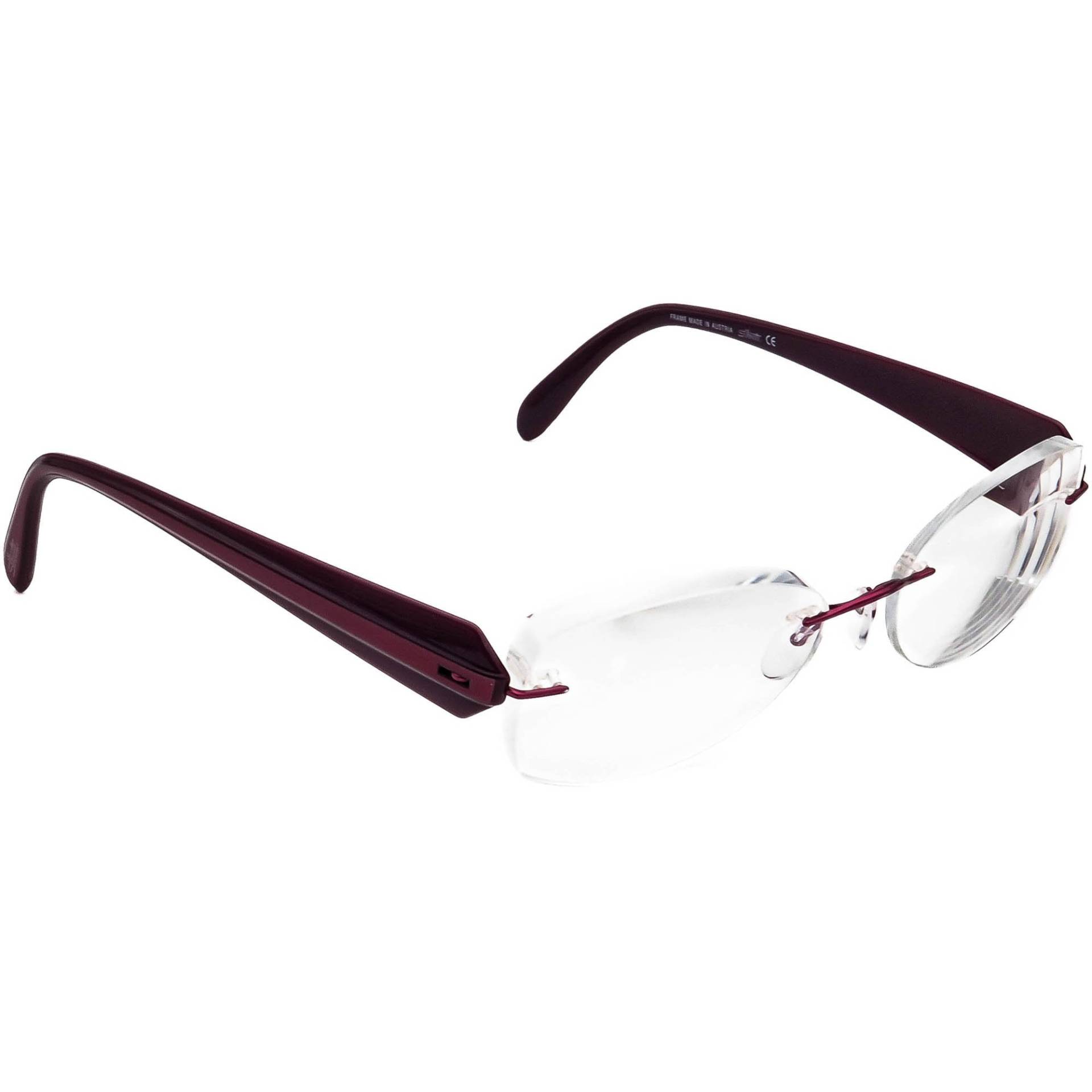 Silhouette Brille 6709 40 6052 Lila Randlos Rahmen Österreich 53[]17 130 von AfsharOptics