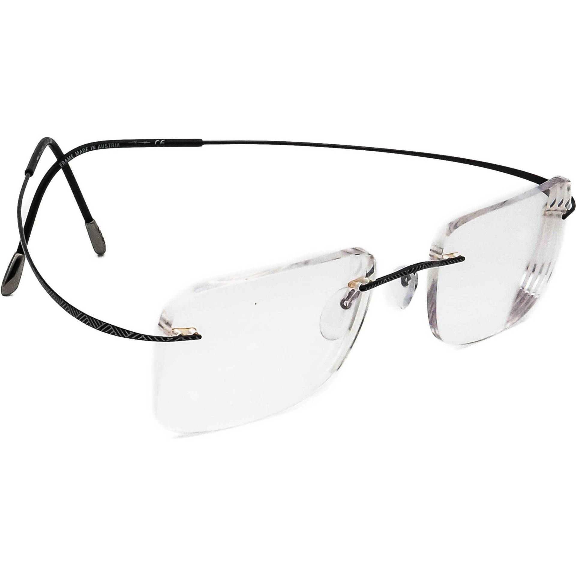 Silhouette Brille 7576 50 6106 Titan Schwarz Grau Randlos Österreich 53[]21 160 von AfsharOptics