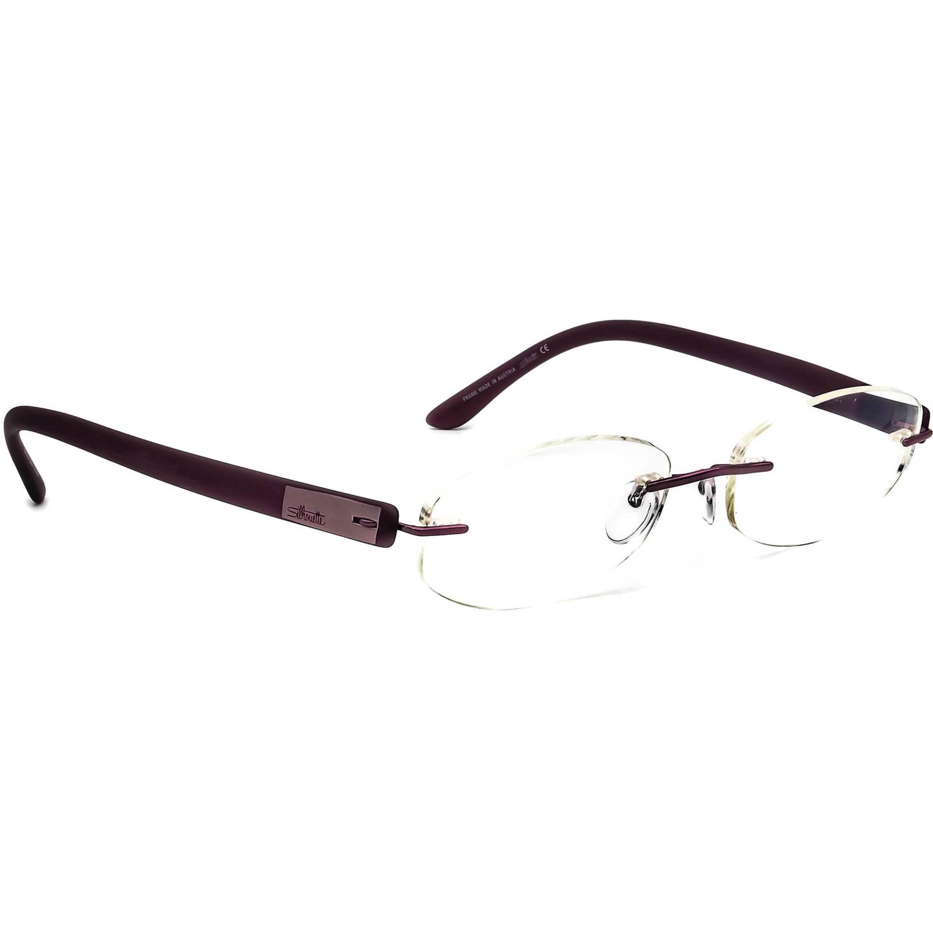 Silhouette Brille 7608 40 6056 Lila Randlos Rahmen Österreich 49[]21 150 von AfsharOptics