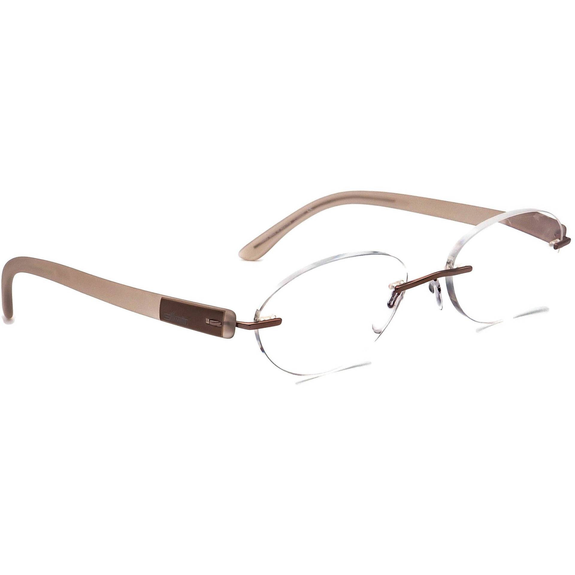 Silhouette Brille 7608 40 6057 Braun/Beige Randlos Rahmen Österreich 51[]17 135 von AfsharOptics