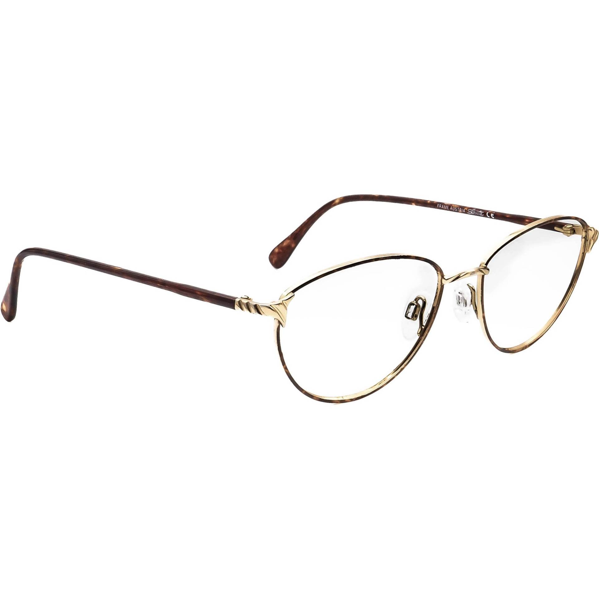 Silhouette Brille M 6316 /30 V 6053 Schildkröte & Gold Oval Österreich 56[]17 135 von AfsharOptics