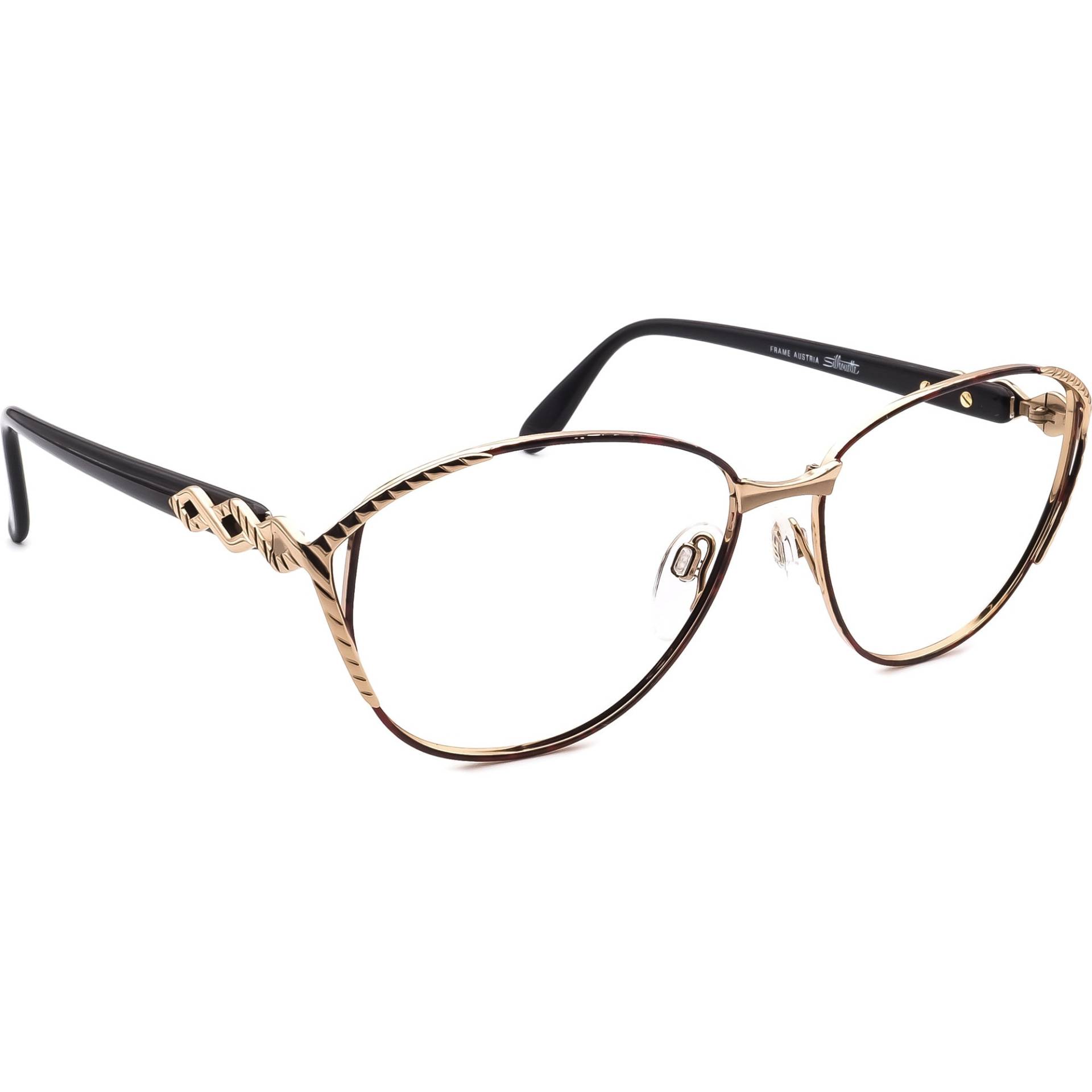 Silhouette Brille M6250 /30 V6054 Schildkröte/Gold Oversized Austria 57[]15 130 von AfsharOptics