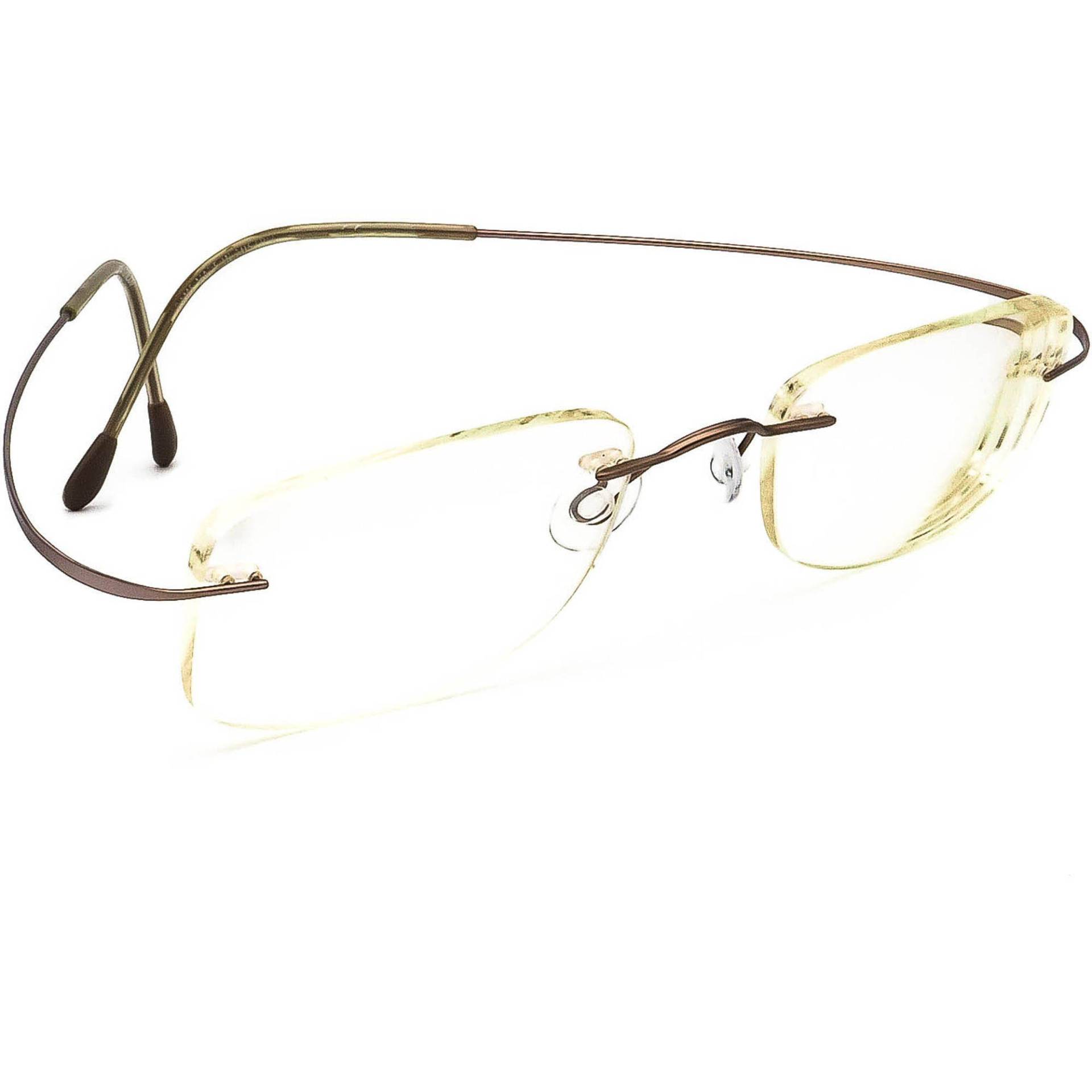 Silhouette Brille V 6073 Lila Randloses Metallgestell Österreich 52[]21 150 von AfsharOptics