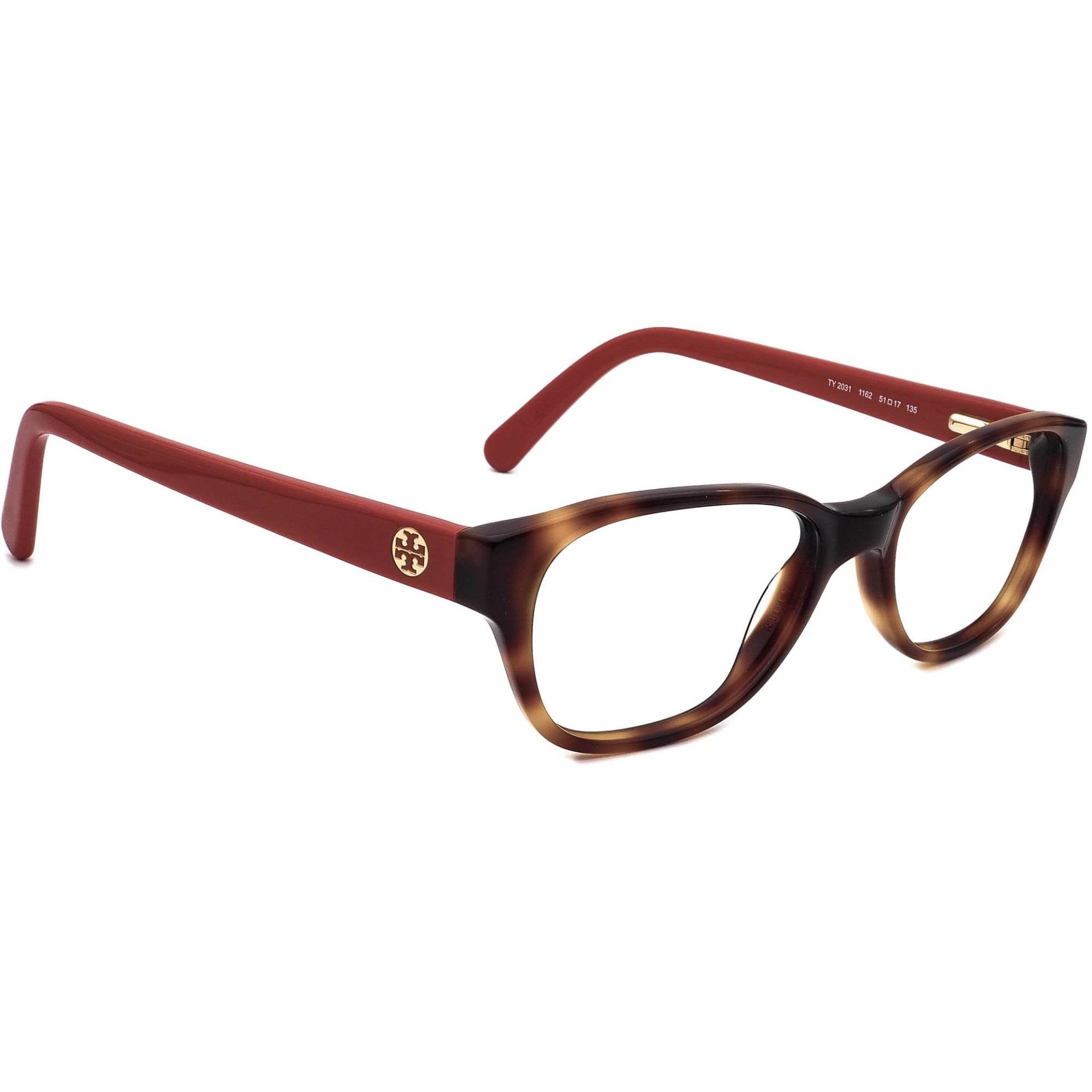 Tory Burch Brille Ty 2031 1162 Schildkröte/Orange B-Form Rahmen 51[]17 135 von AfsharOptics