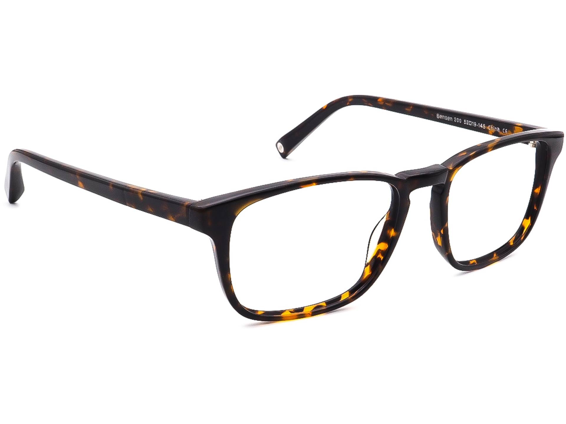 Warby Parker Brille Bensen 200 Schildkröte Rechteckiger Rahmen 52[]19 145 von AfsharOptics