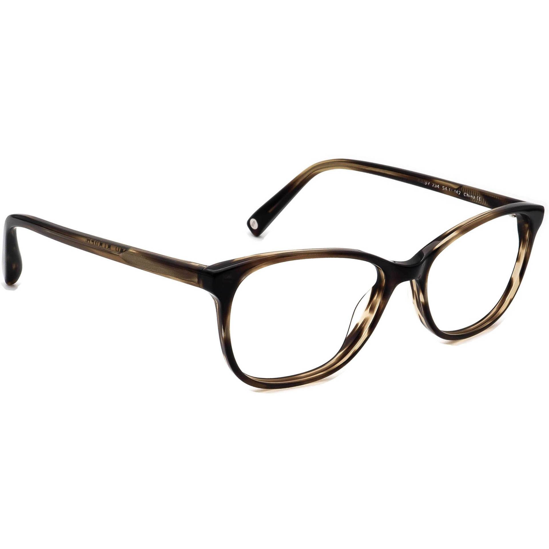 Warby Parker Brille Daisy 234 Braun Havanna B-Form Rahmen 54[]17 142 von AfsharOptics