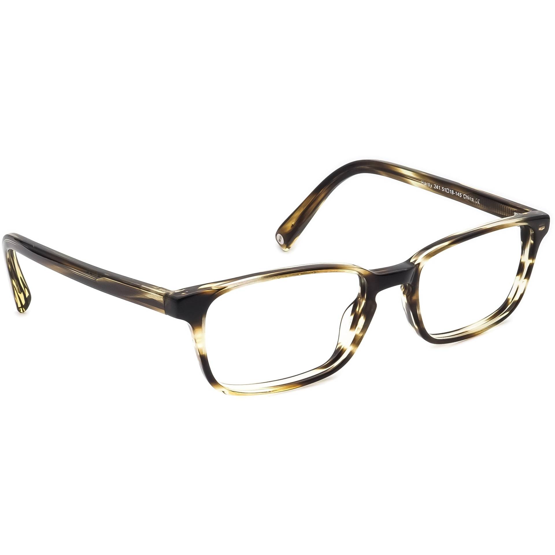 Warby Parker Brille Hardy 241 Schildkröte Rechteckiger Rahmen 51[]18 145 von AfsharOptics