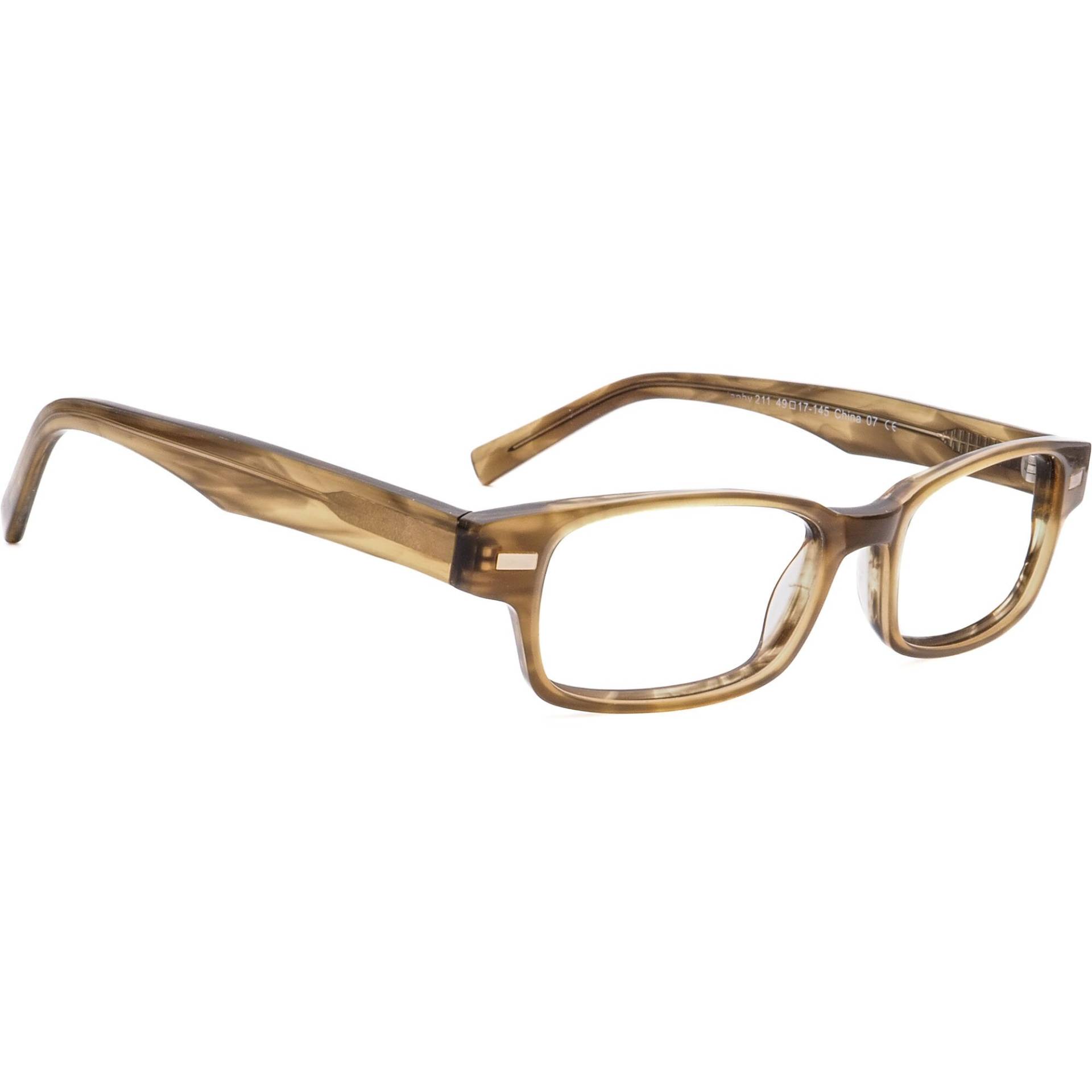 Warby Parker Brille Japhy 211 Olive Schildkröte Rechteckiger Rahmen 49[]17 145 von AfsharOptics