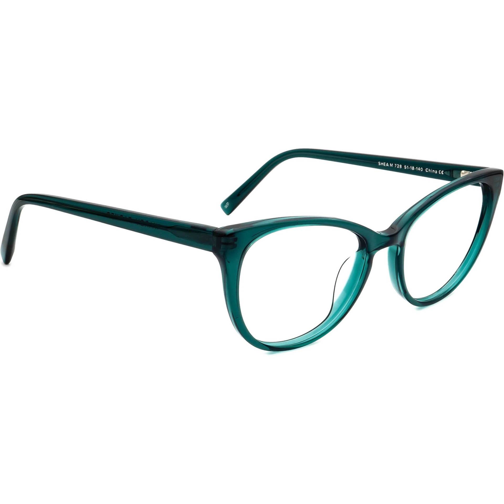 Warby Parker Brille Shea M 728 Pfauengrün Katzenauge Rahmen 51[]18 140 von AfsharOptics