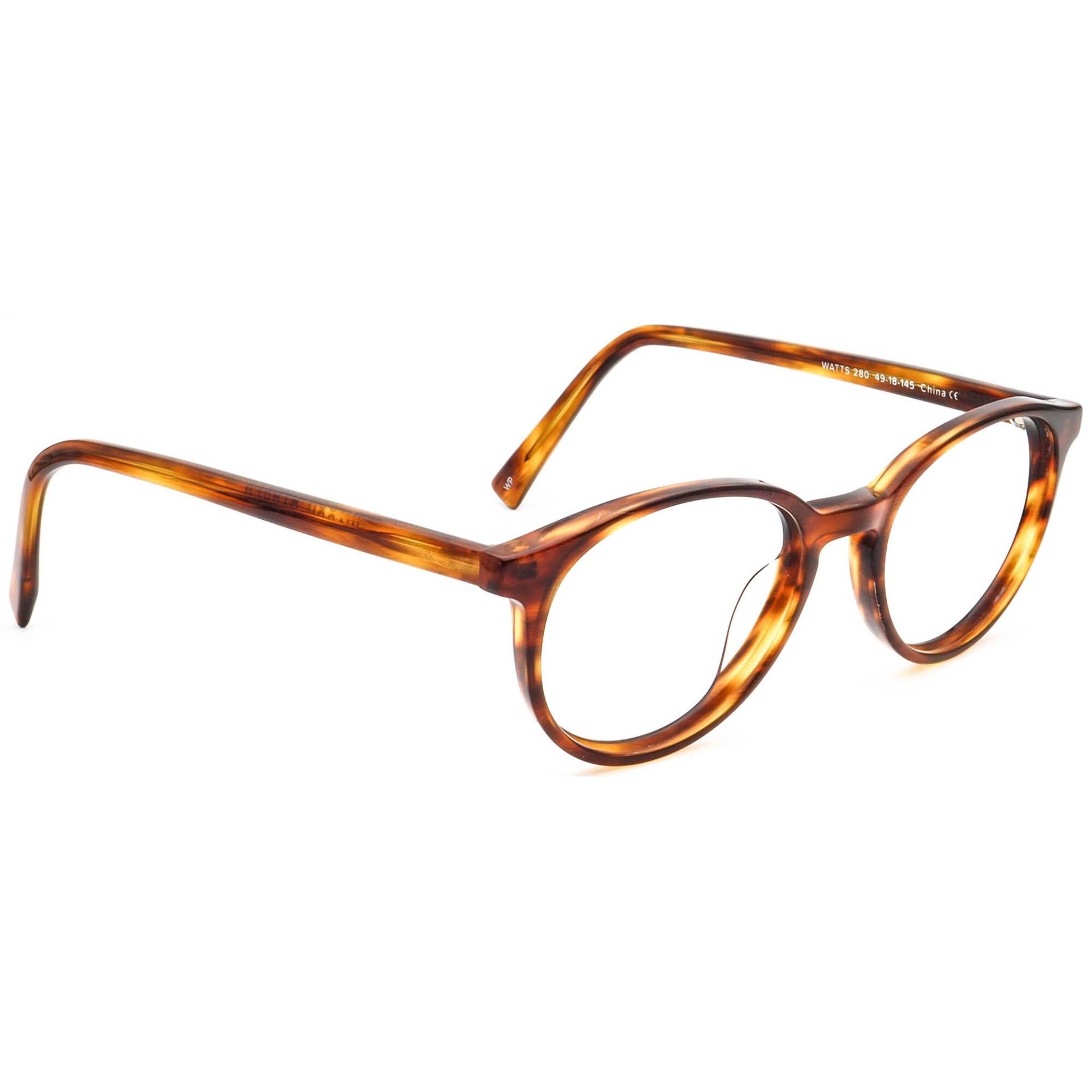 Warby Parker Brille Watts 280 Caramel Schildkröte Rundrahmen 49[]18 145 von AfsharOptics