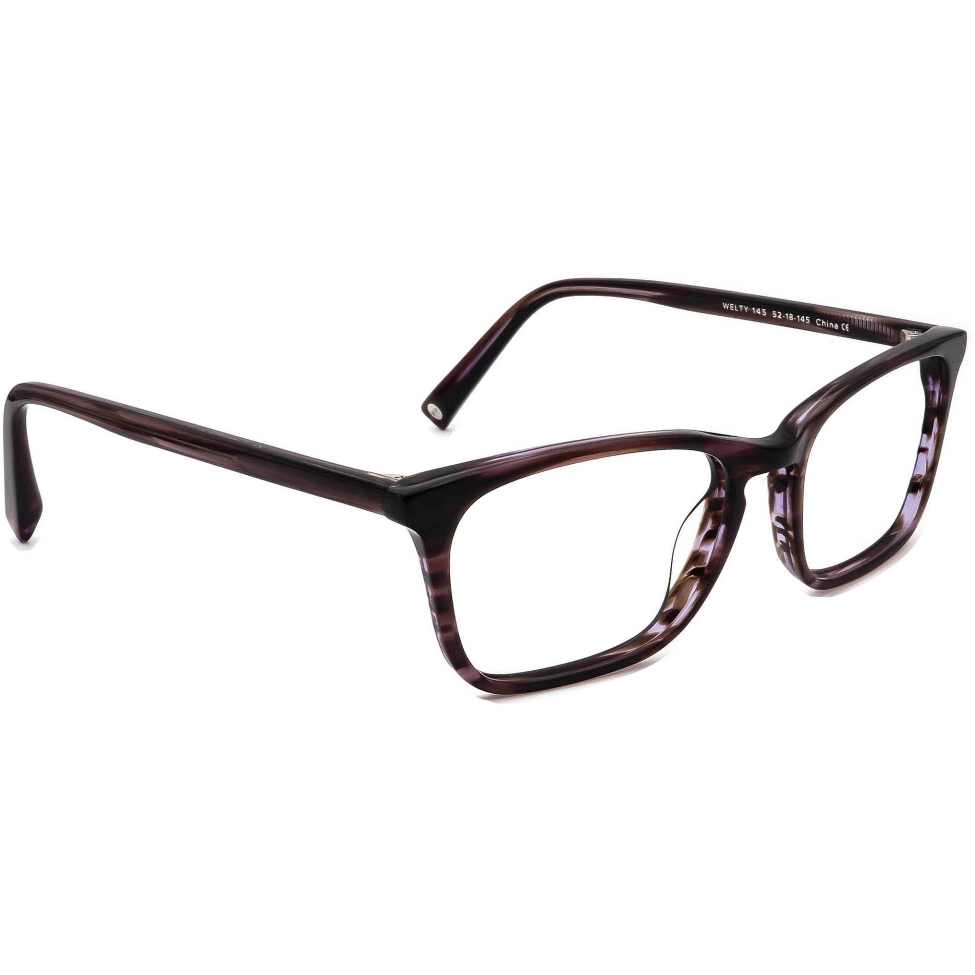 Warby Parker Brille Welty 145 Violette Schildkröte Rechteckiger Rahmen 52[]18 von AfsharOptics