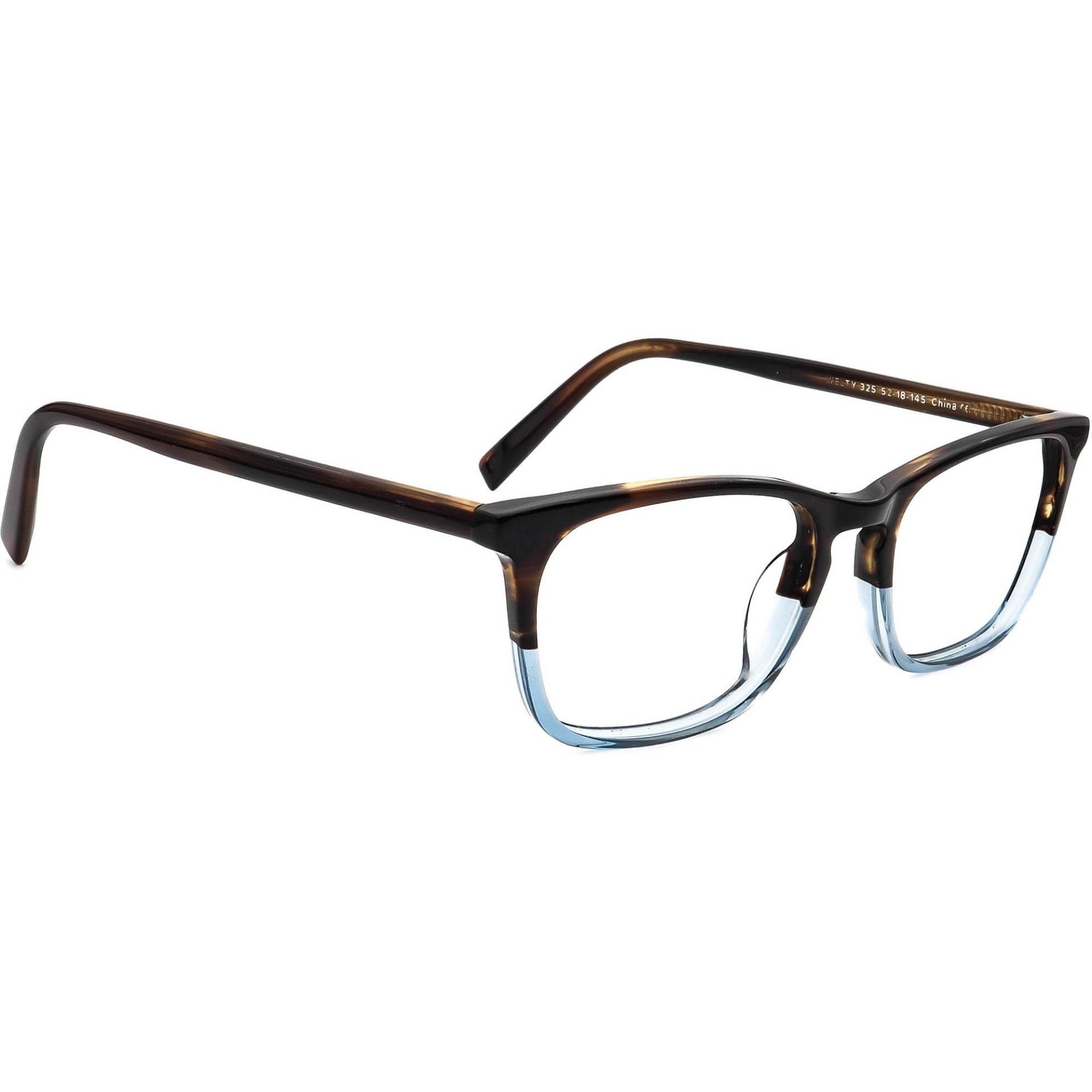 Warby Parker Brille Welty 325 Schildkröte&blau Rechteck Rahmen 52[]18 145 von AfsharOptics